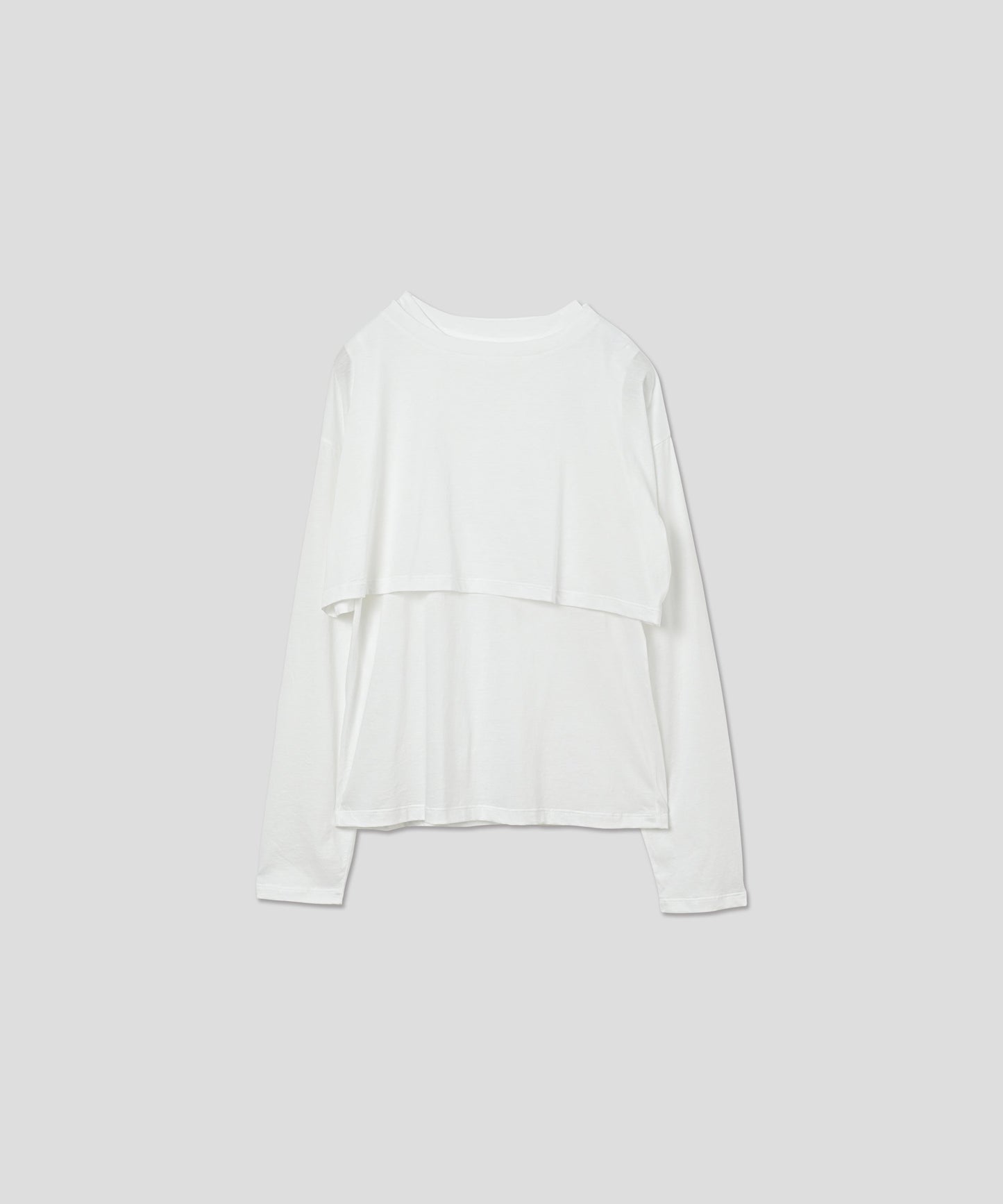 LAYERED SET TEE / WHT25HBL4063