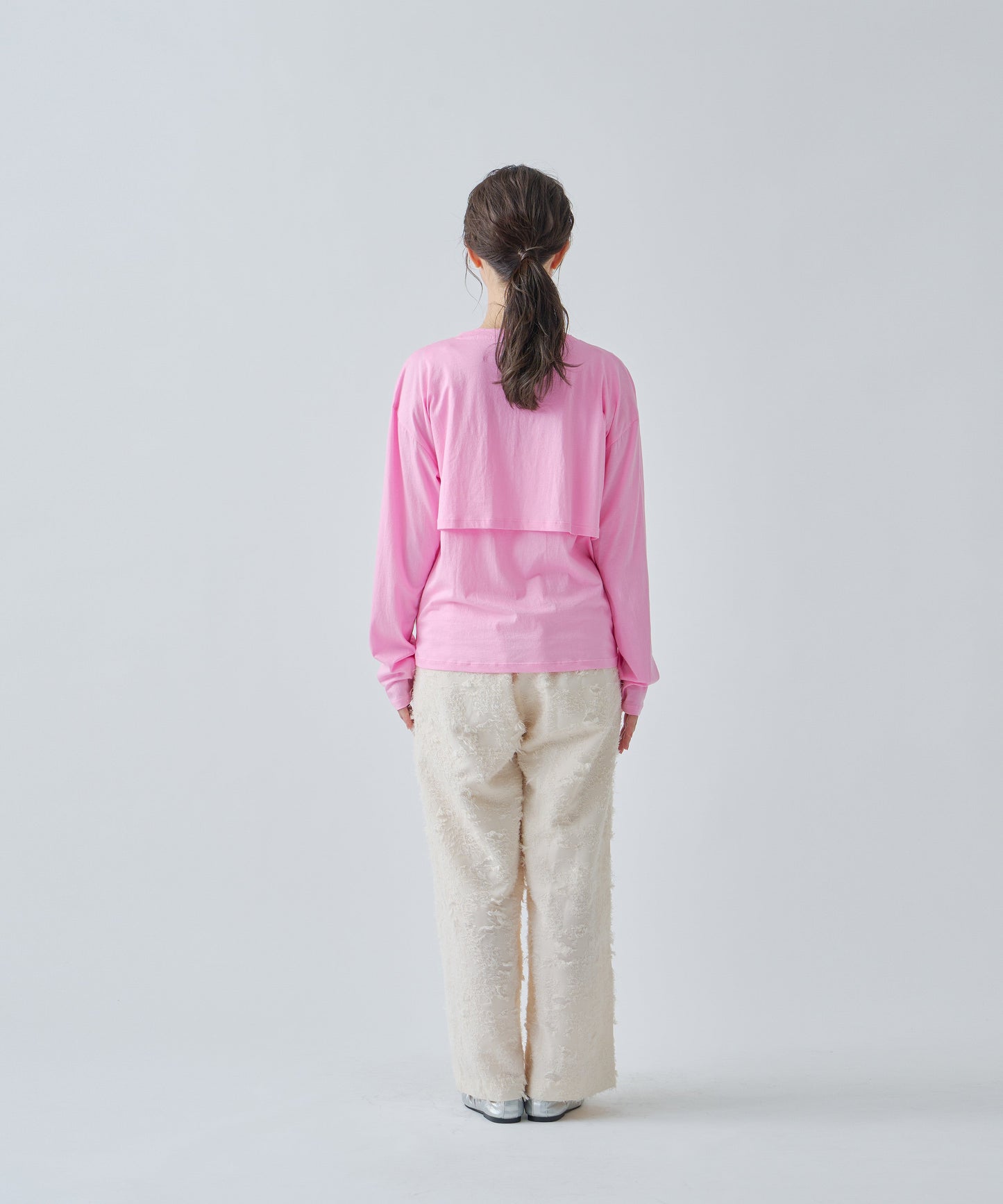 LAYERED SET TEE / WHT25HBL4063