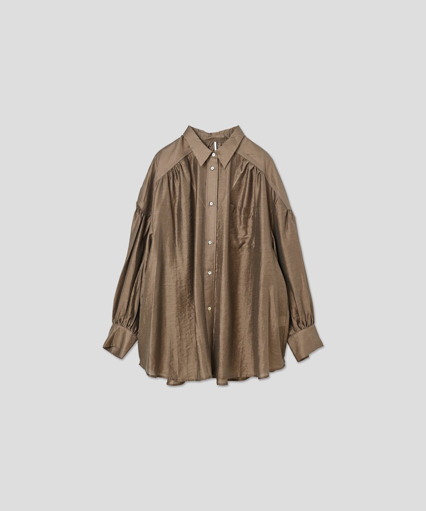 SHEER VOLUME BLOUSE / WHT25HBL4065