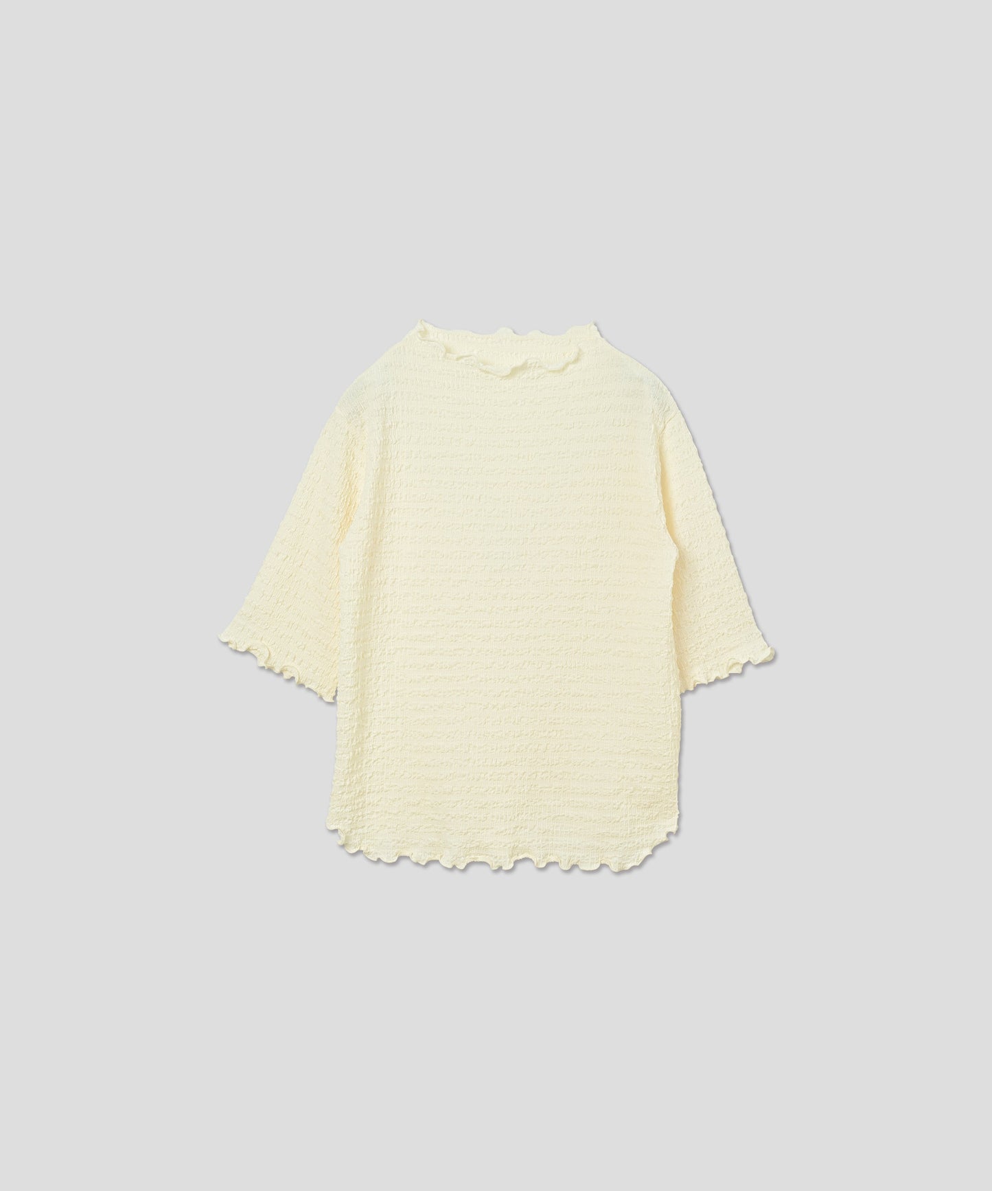 CRAPE STRETCH BLOUSE / WHT25HBL4070