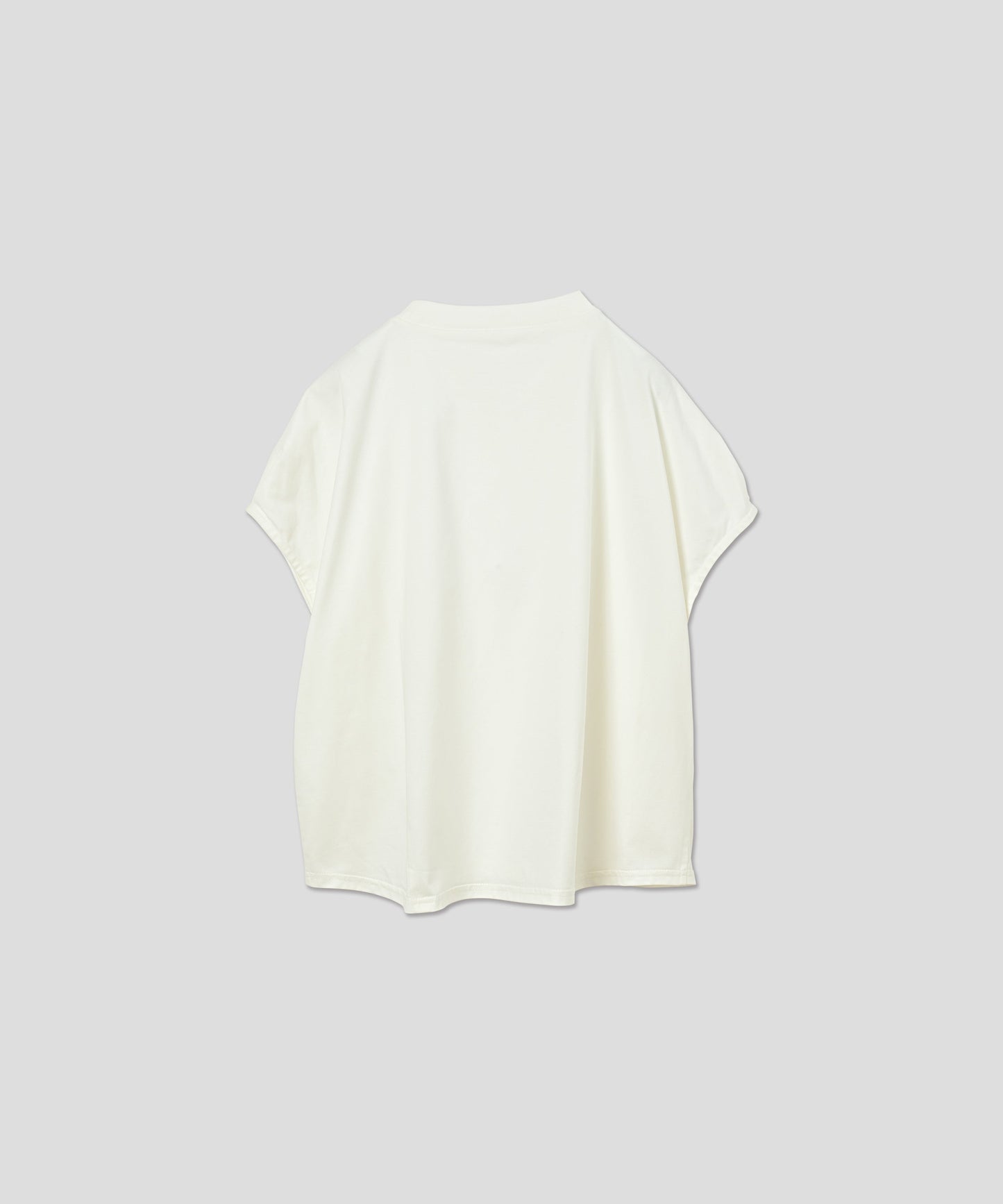 drop french sleeve tee / WHT25HBL4071