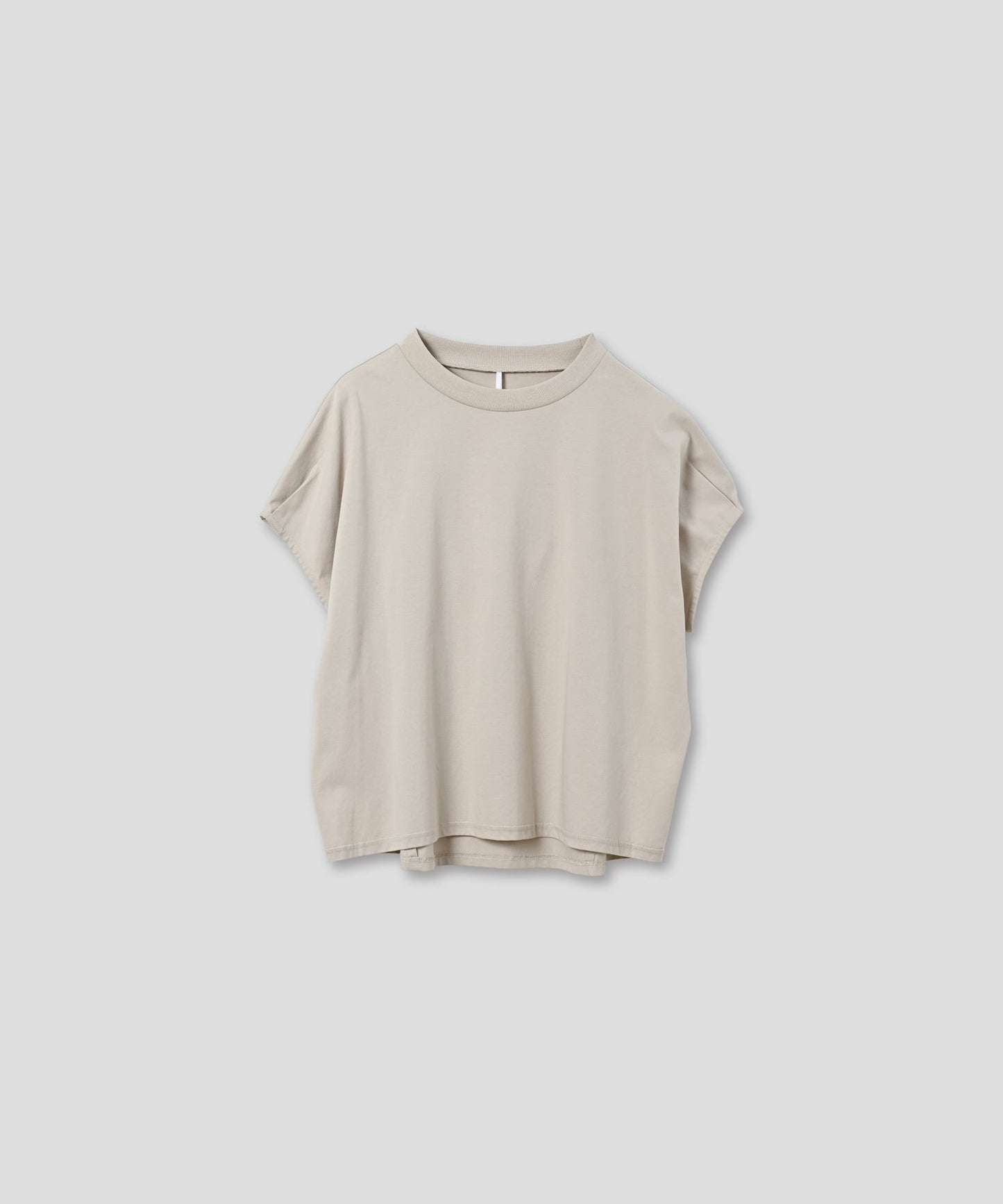 drop french sleeve tee / WHT25HBL4071