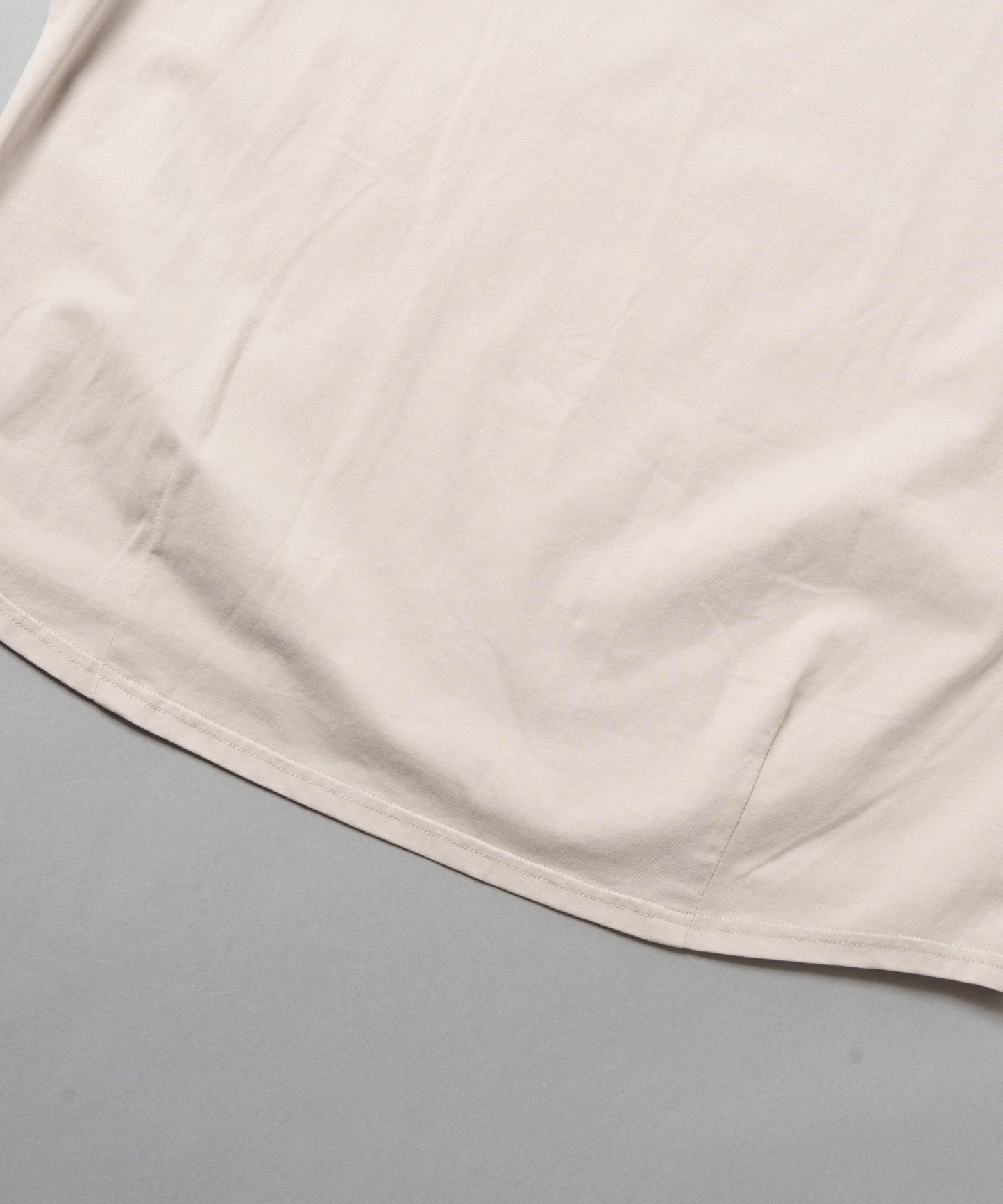 drop french sleeve tee / WHT25HBL4071