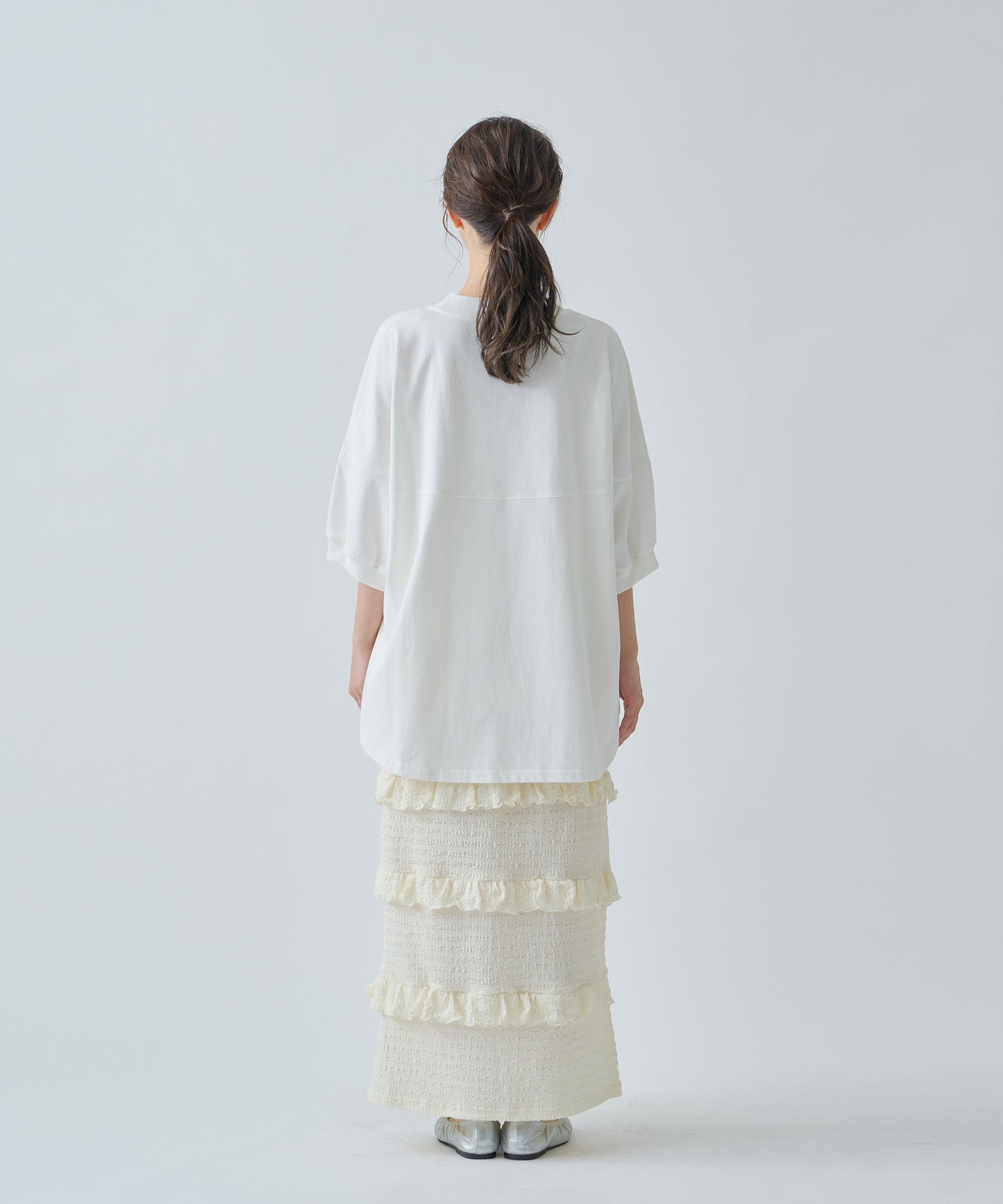 ROUND SWITCH TEE / WHT25HBL4073