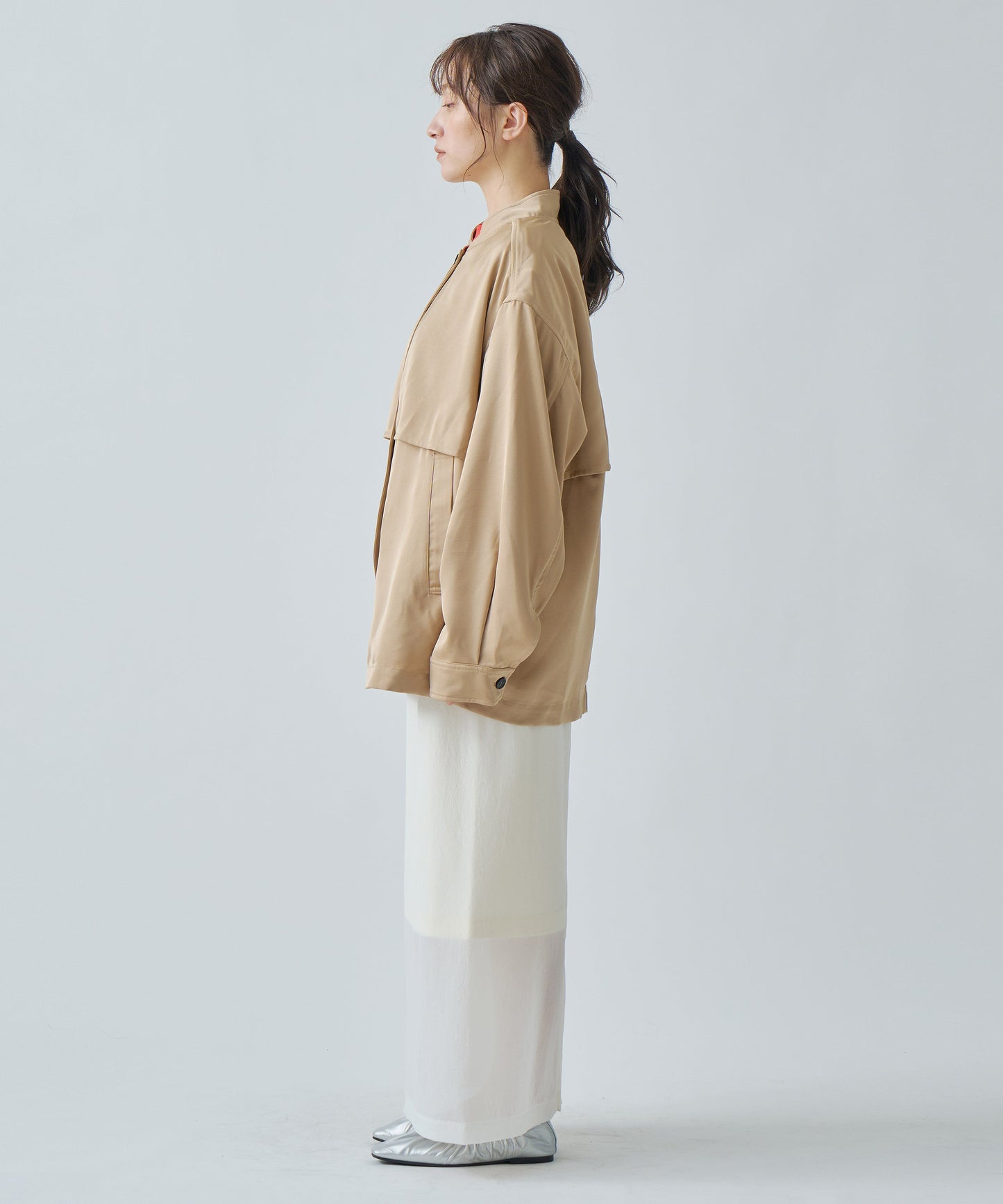 LAYERED BLOUSON / WHT25HJK4041