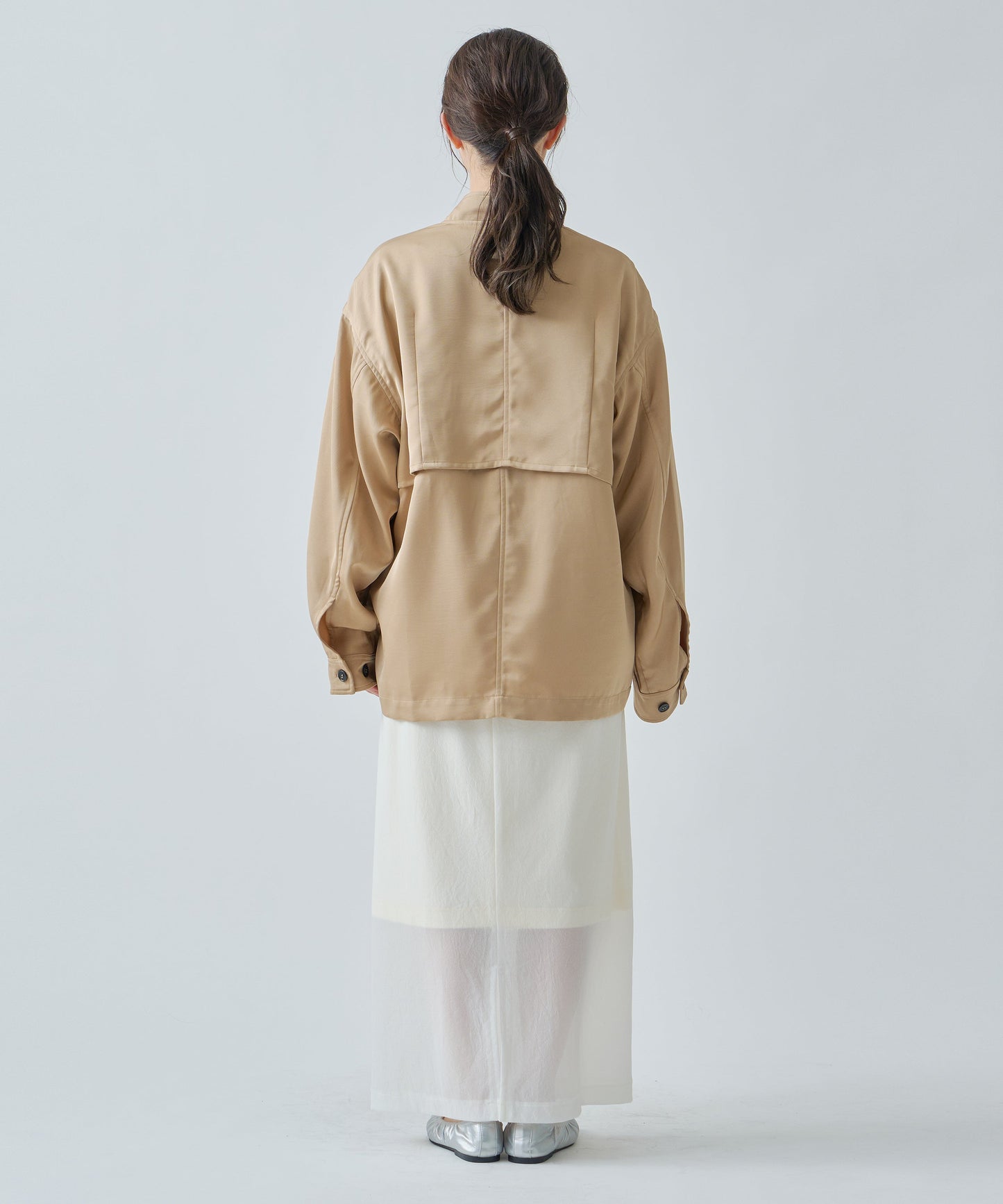 LAYERED BLOUSON / WHT25HJK4041