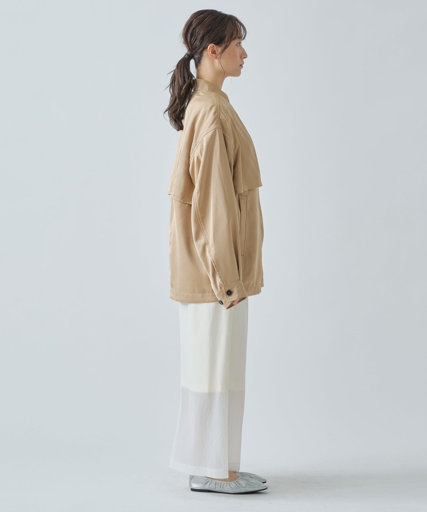 LAYERED BLOUSON / WHT25HJK4041