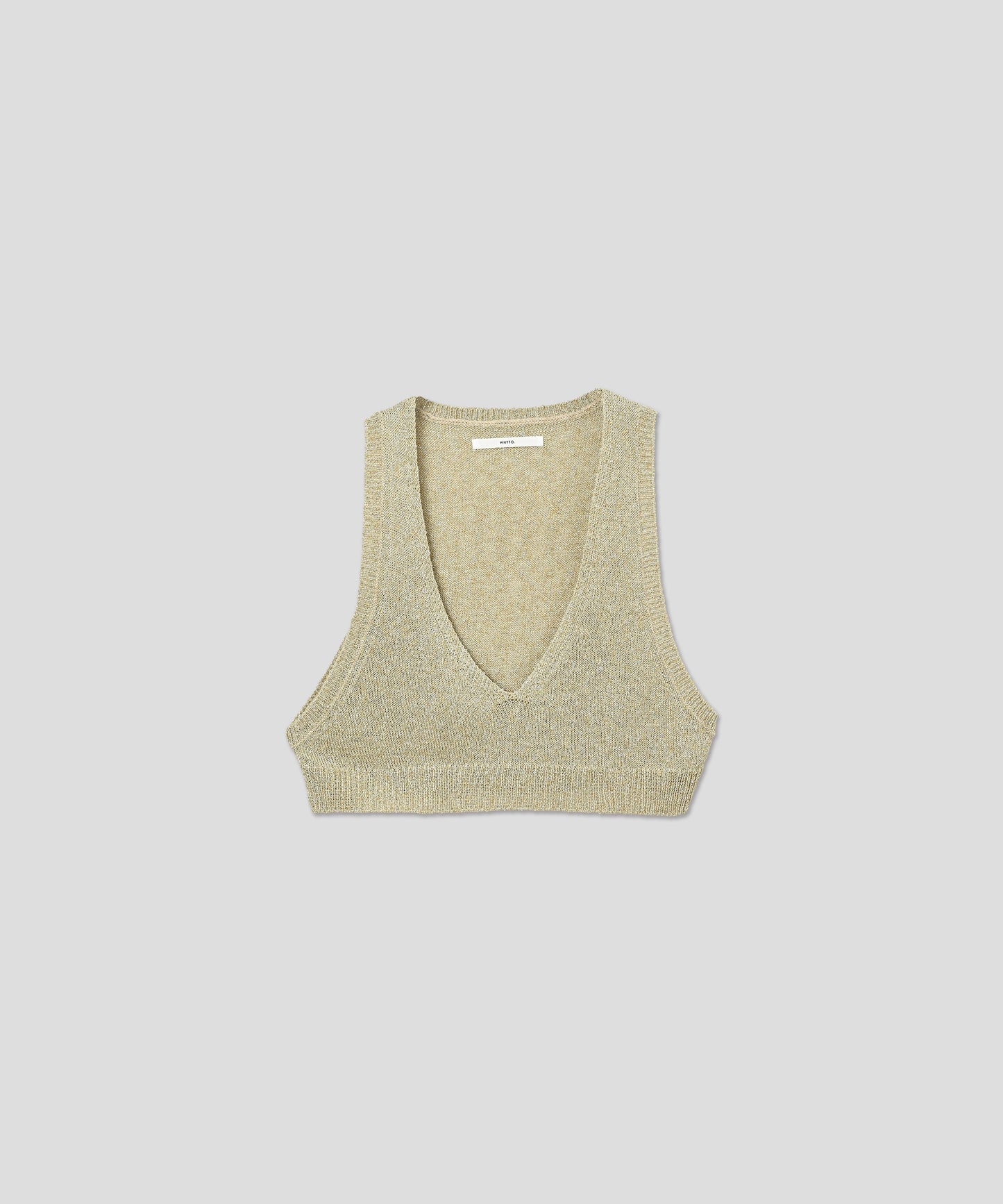 GLITTER KNIT BUSTIER / WHT25HKN4032