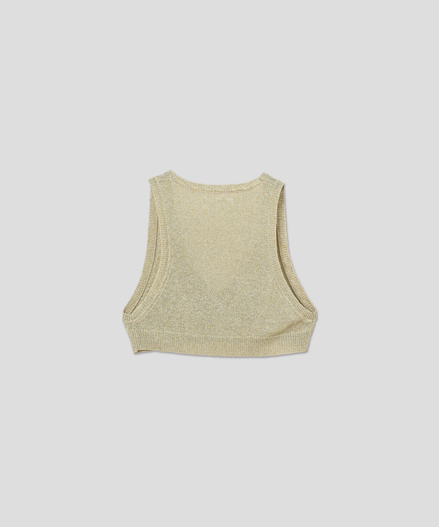 GLITTER KNIT BUSTIER / WHT25HKN4032
