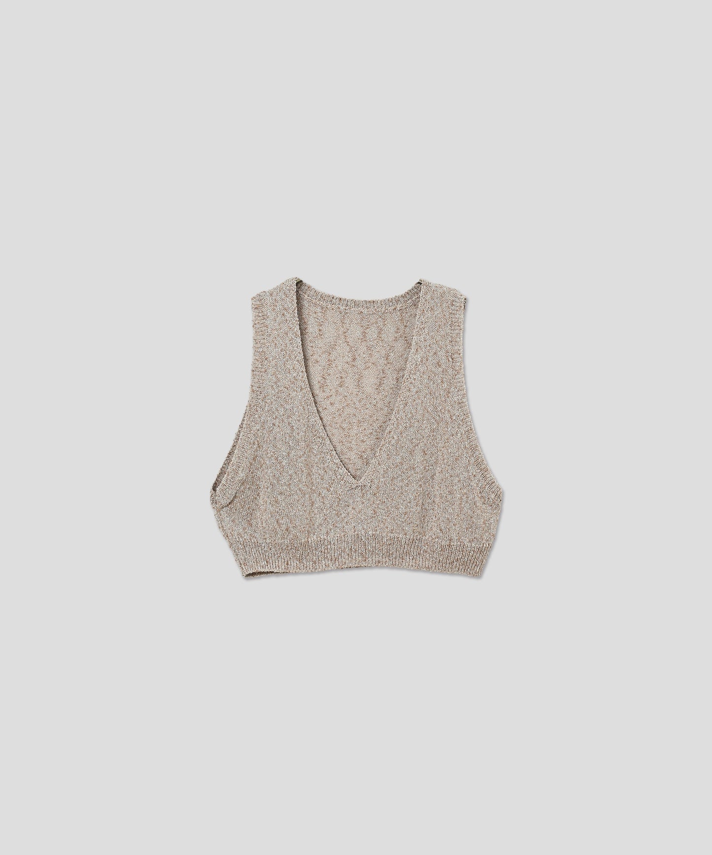 GLITTER KNIT BUSTIER / WHT25HKN4032