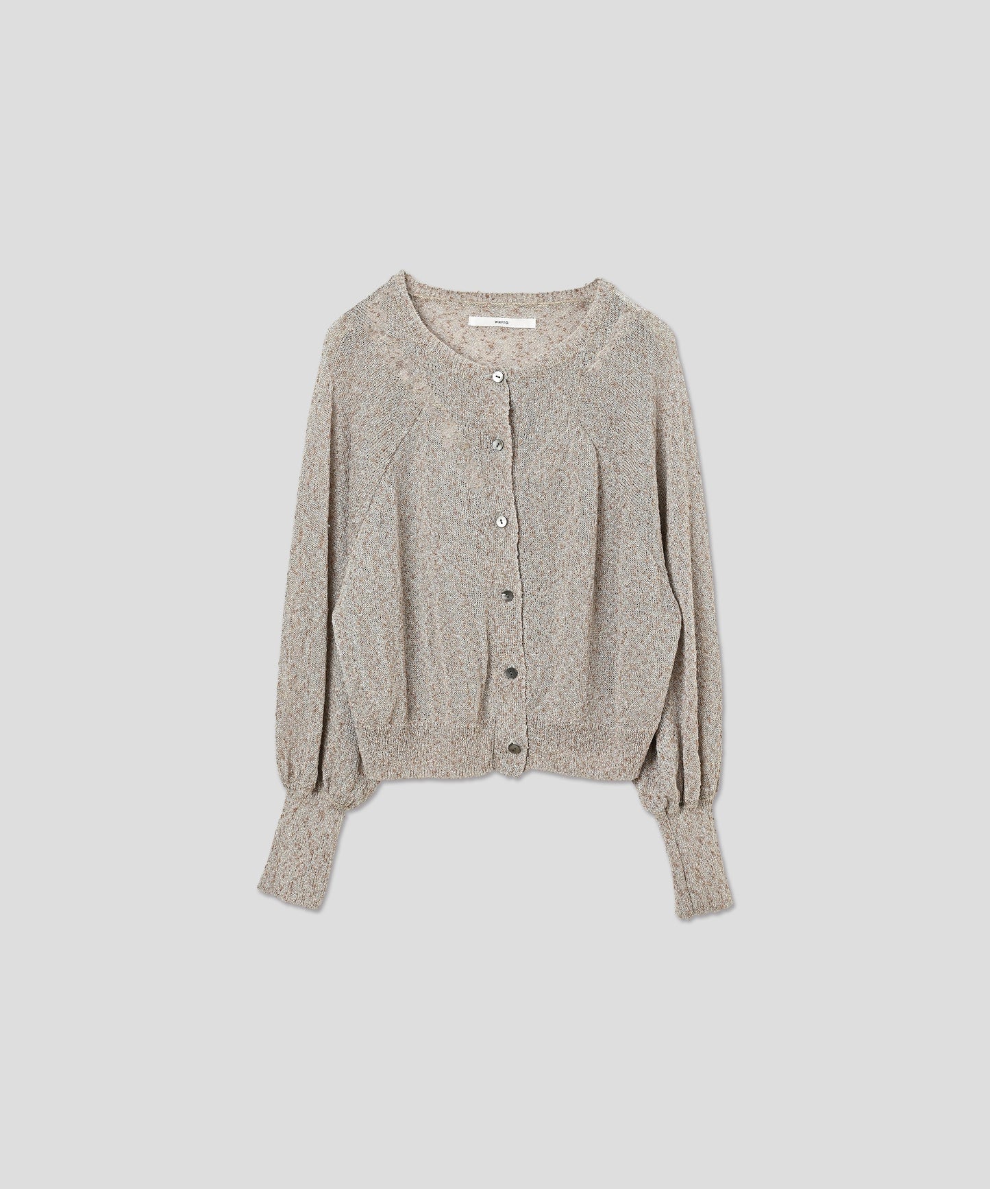 GLITTER KNIT CARDIGAN / WHT25HKN4033