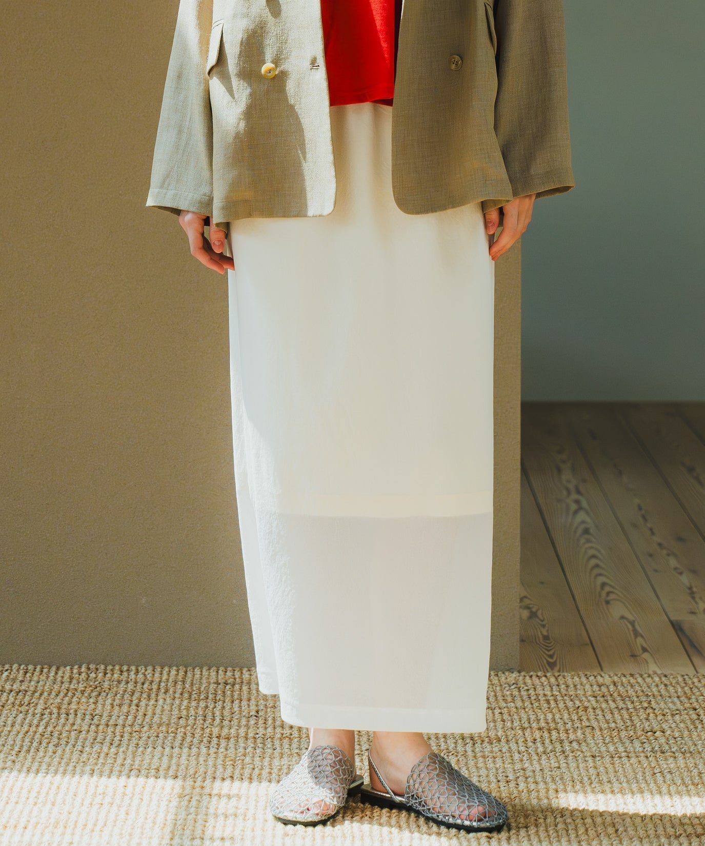 GLITTER KNIT CARDIGAN / WHT25HKN4033