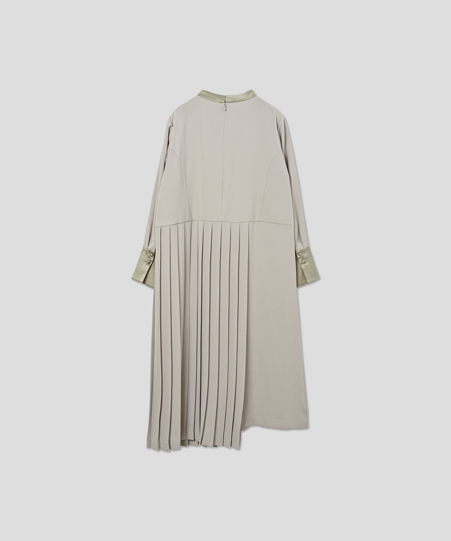 ASYMMETRY PLEATS DRESS / WHT25HOP4060