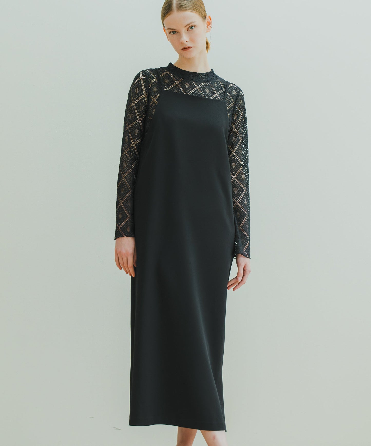 2WAY I LINE DRESS / WHT25HOP4063