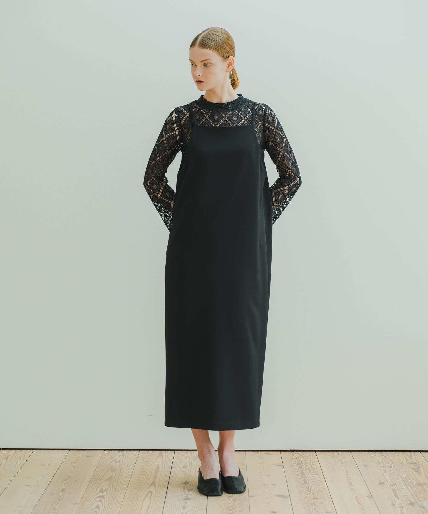 2WAY I LINE DRESS / WHT25HOP4063