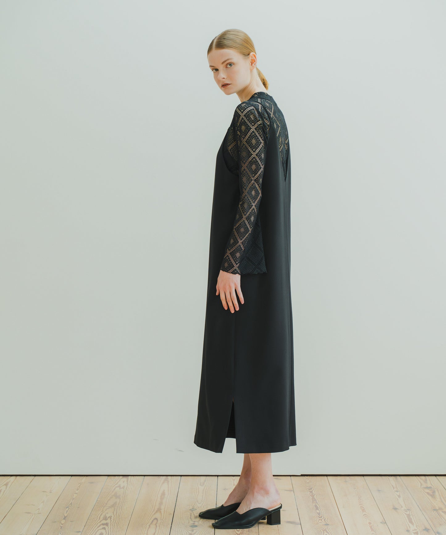 2WAY I LINE DRESS / WHT25HOP4063