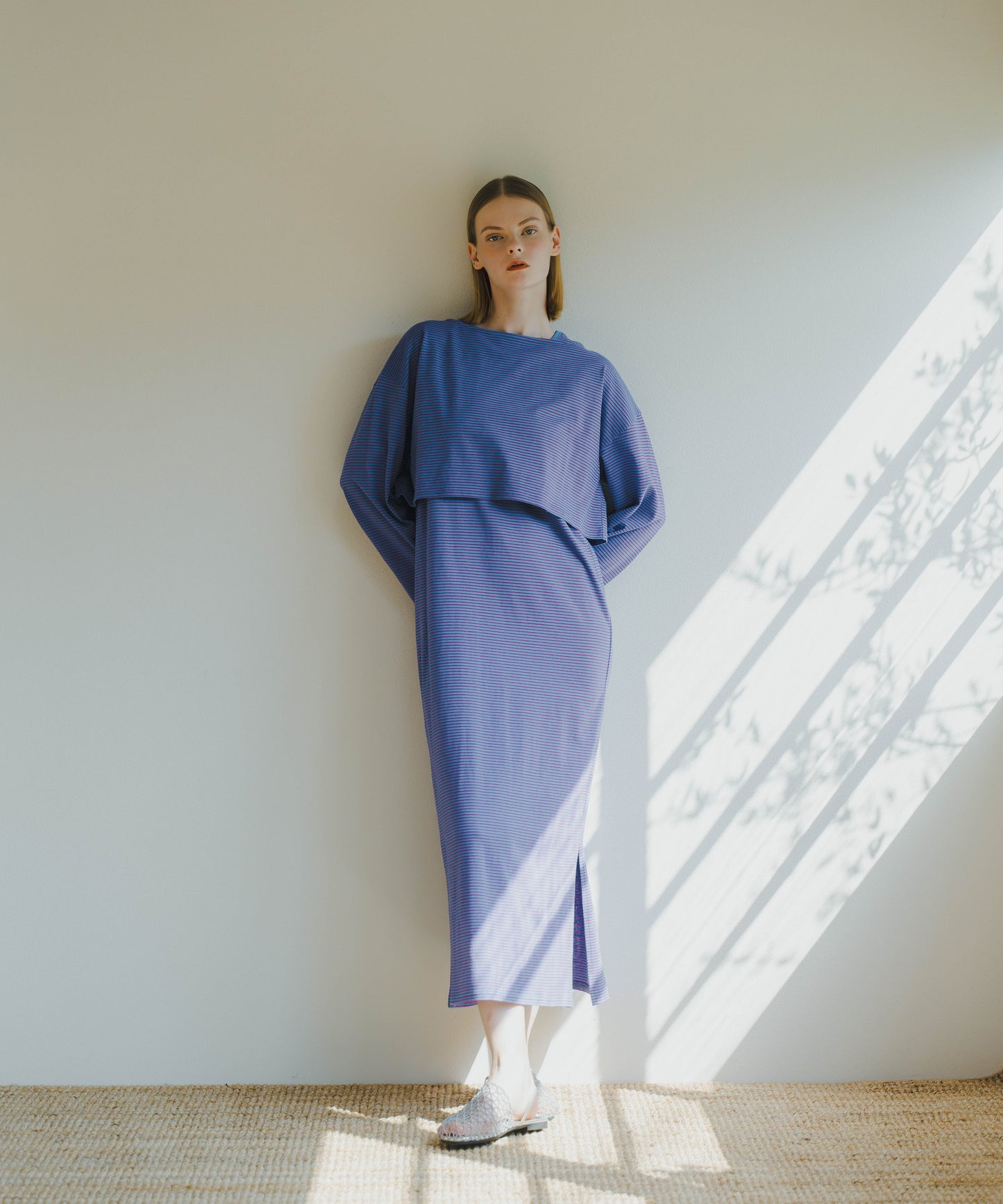LAYERED SET DRESS / WHT25HOP4065