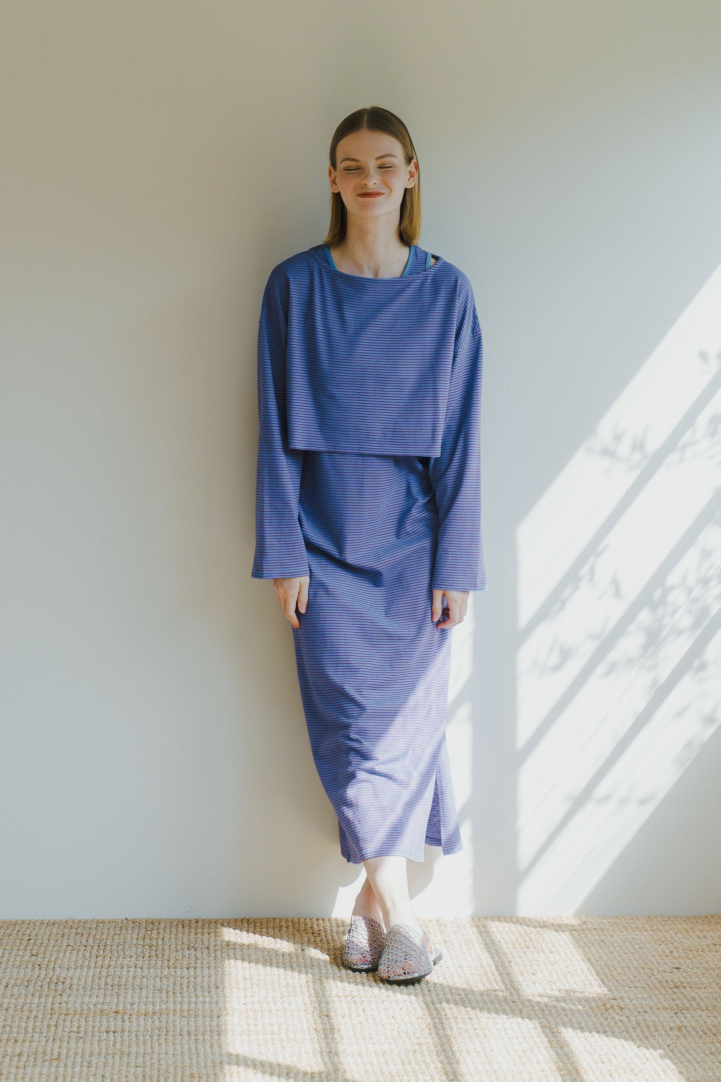 LAYERED SET DRESS / WHT25HOP4065