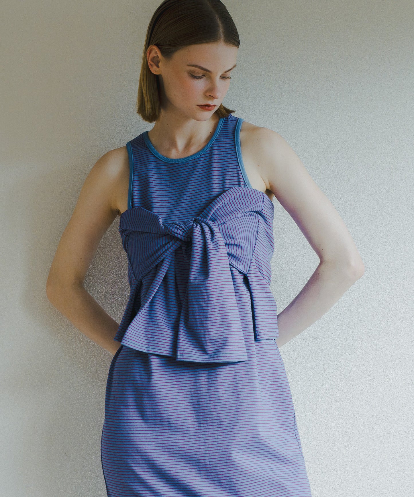 LAYERED SET DRESS / WHT25HOP4065