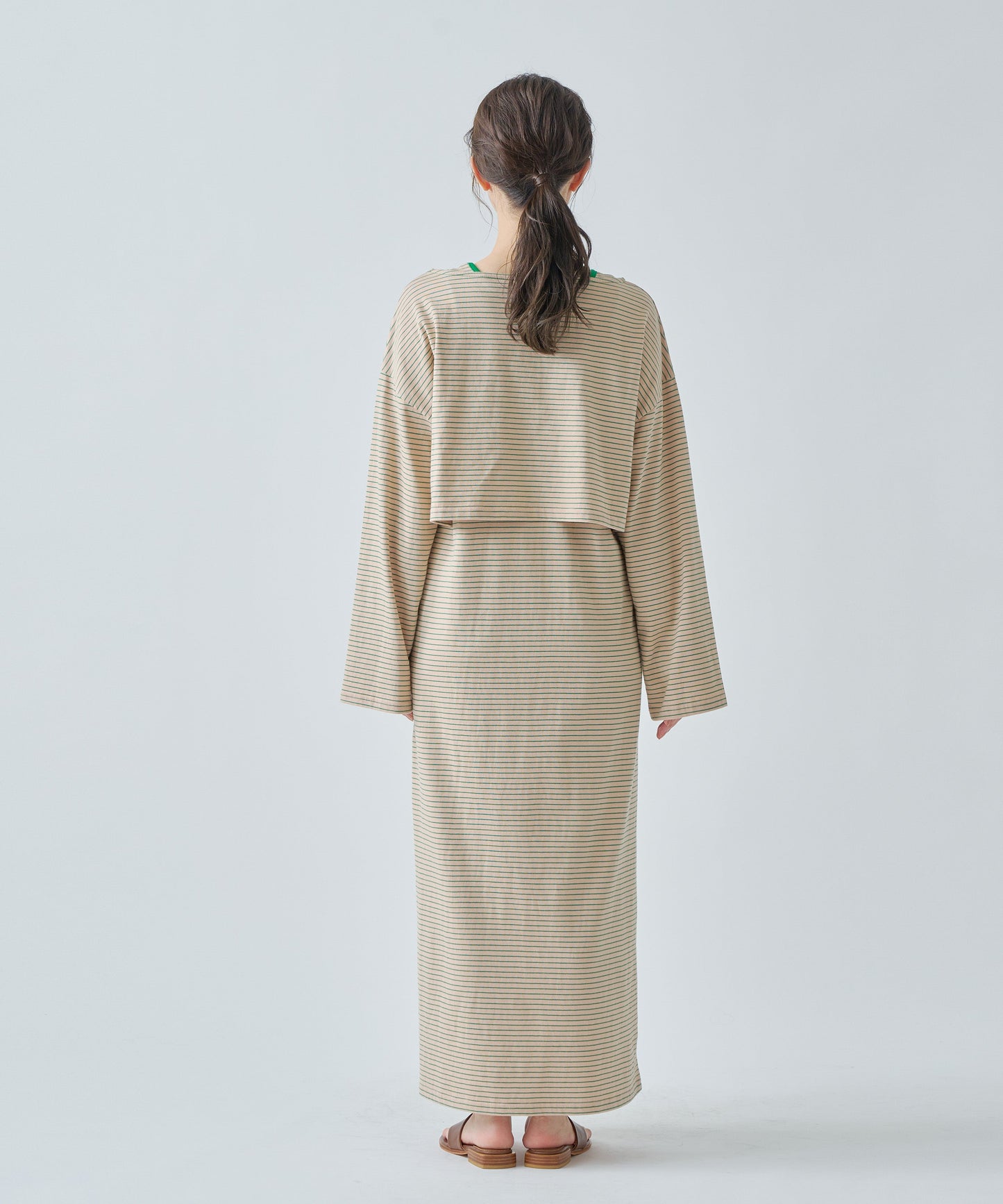 LAYERED SET DRESS / WHT25HOP4065