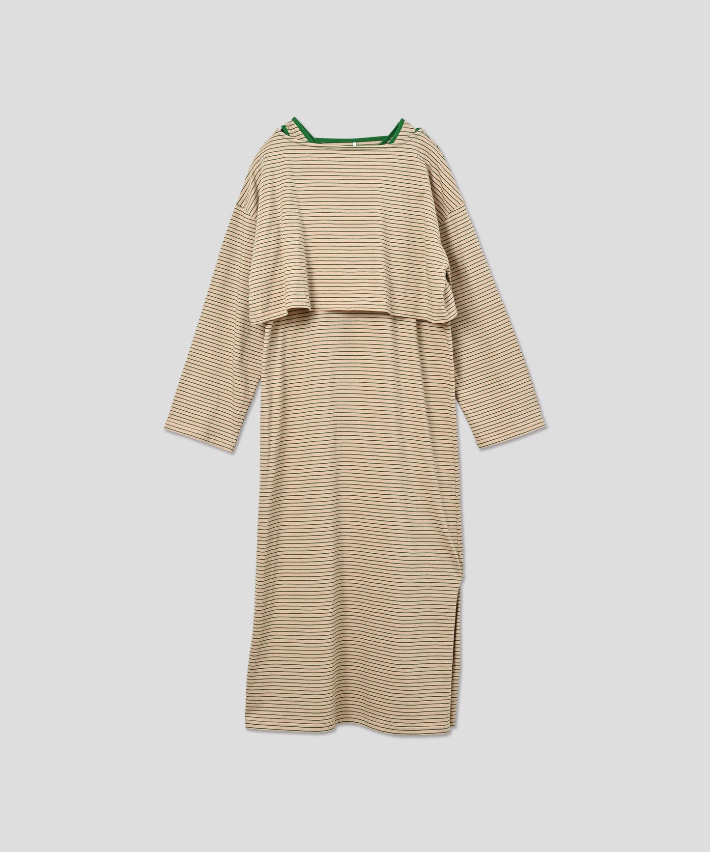 LAYERED SET DRESS / WHT25HOP4065