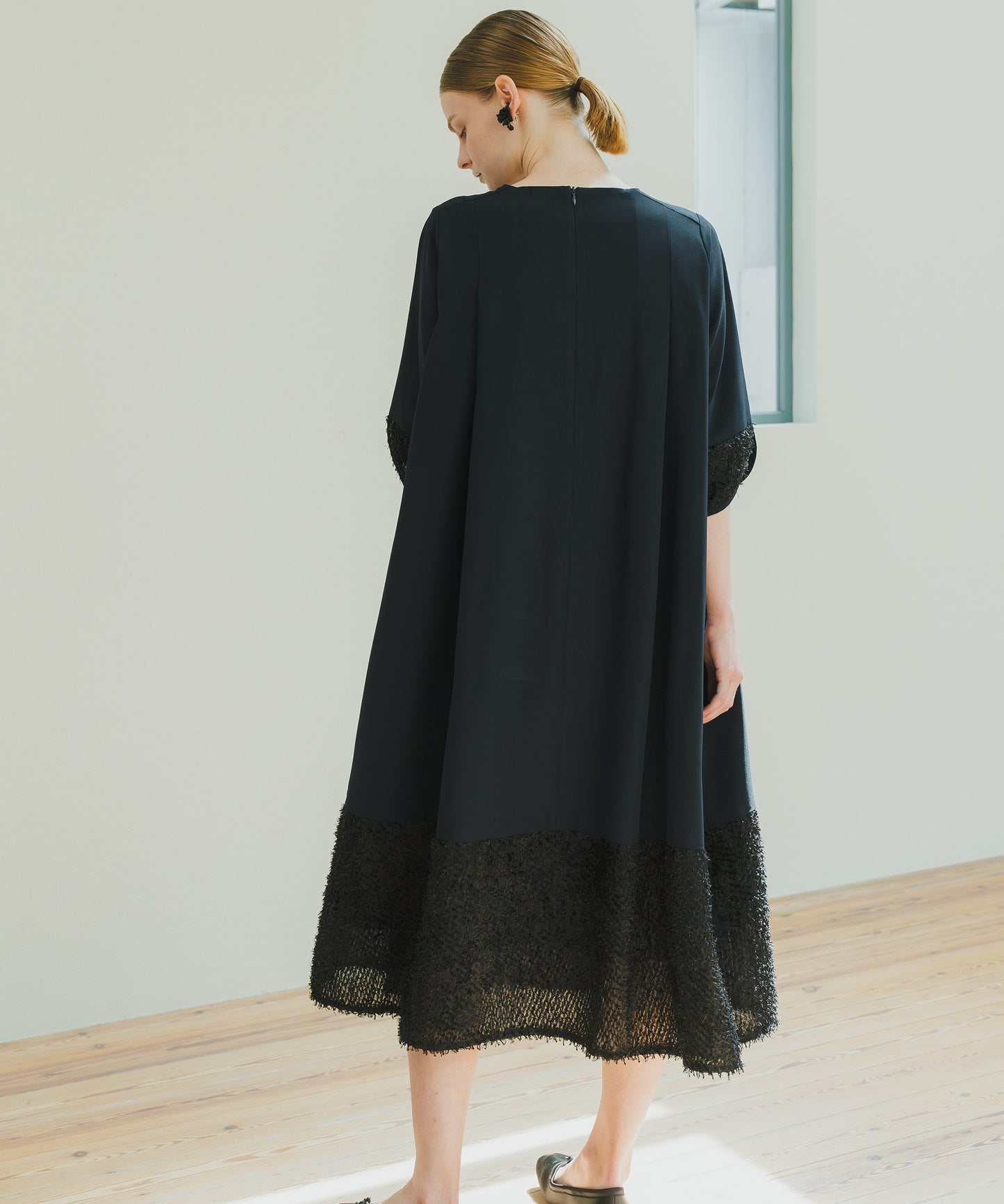 JACQUARD COMBINAISON DRESS / WHT25HOP4066