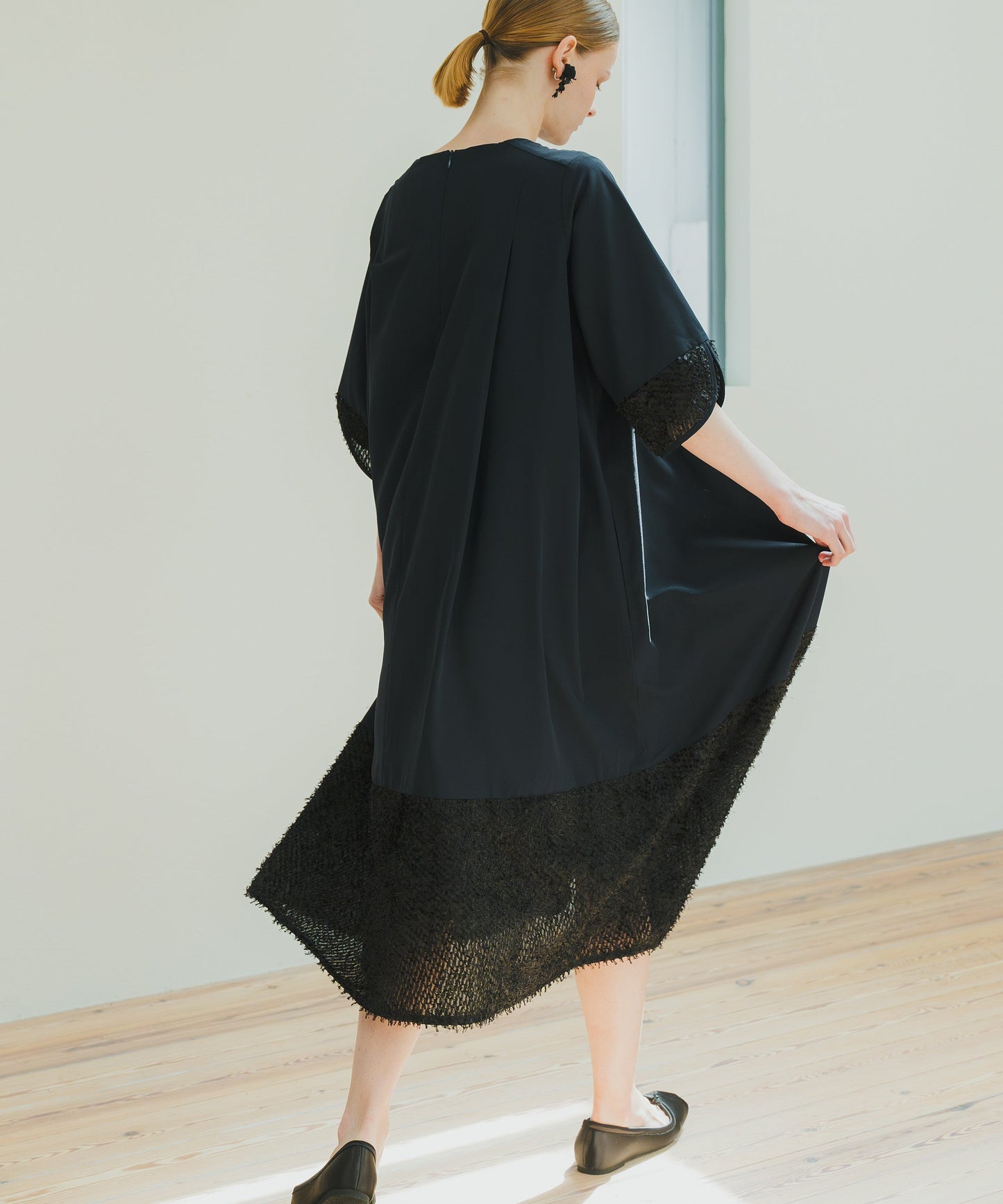 JACQUARD COMBINAISON DRESS / WHT25HOP4066