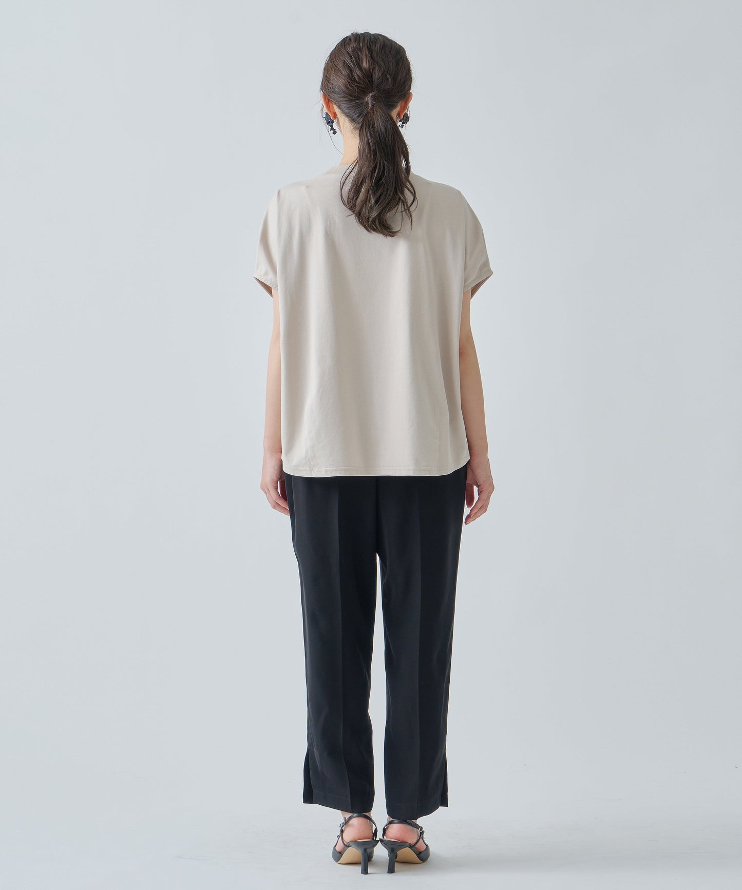 SIDE SLIT SLACKS / WHT25HPT4045