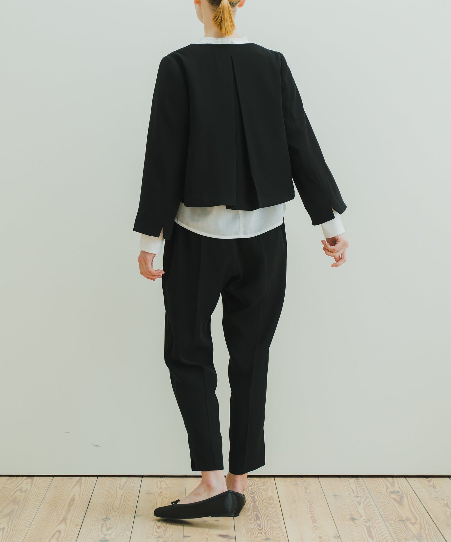 SIDE SLIT SLACKS / WHT25HPT4045
