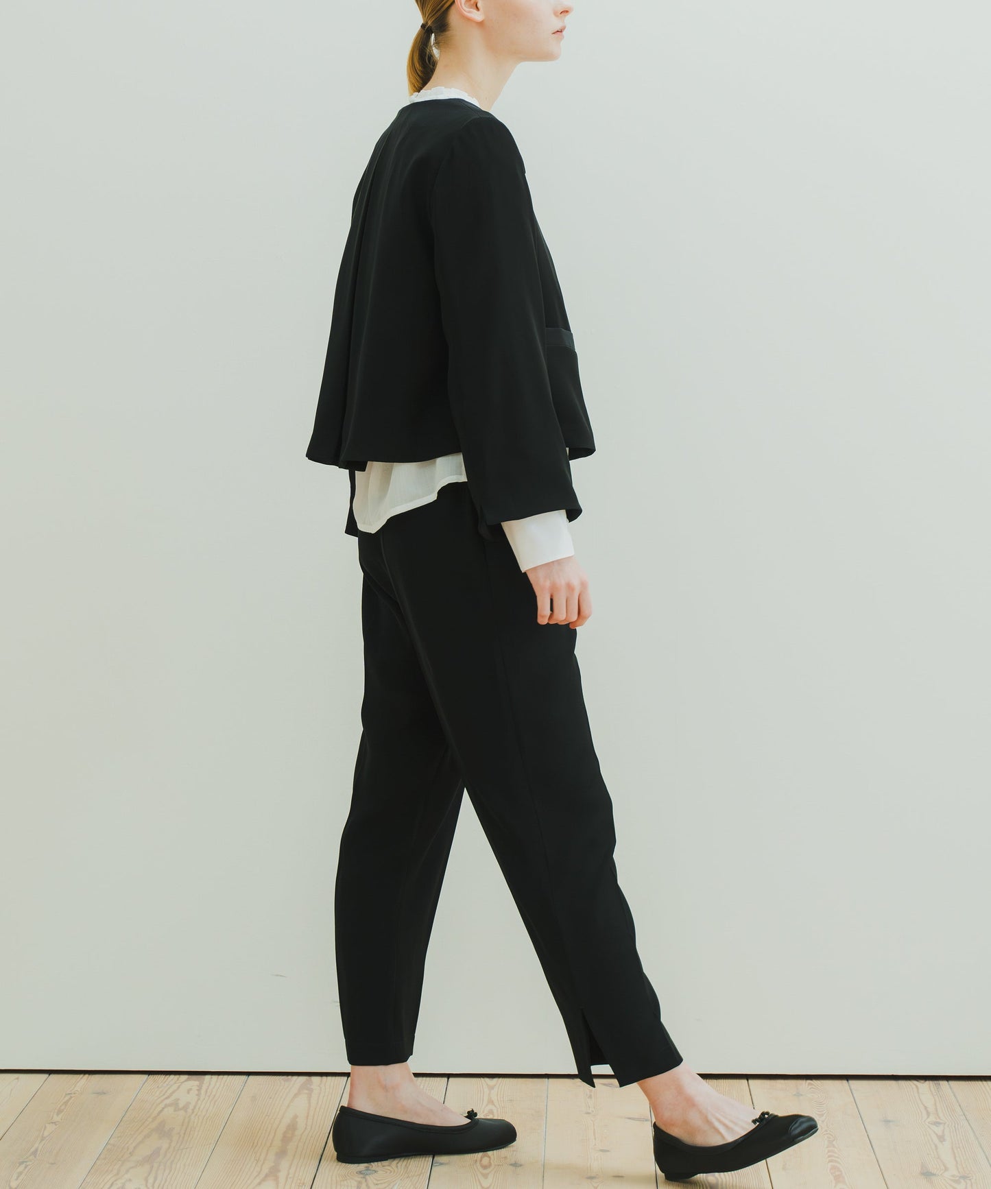 SIDE SLIT SLACKS / WHT25HPT4045