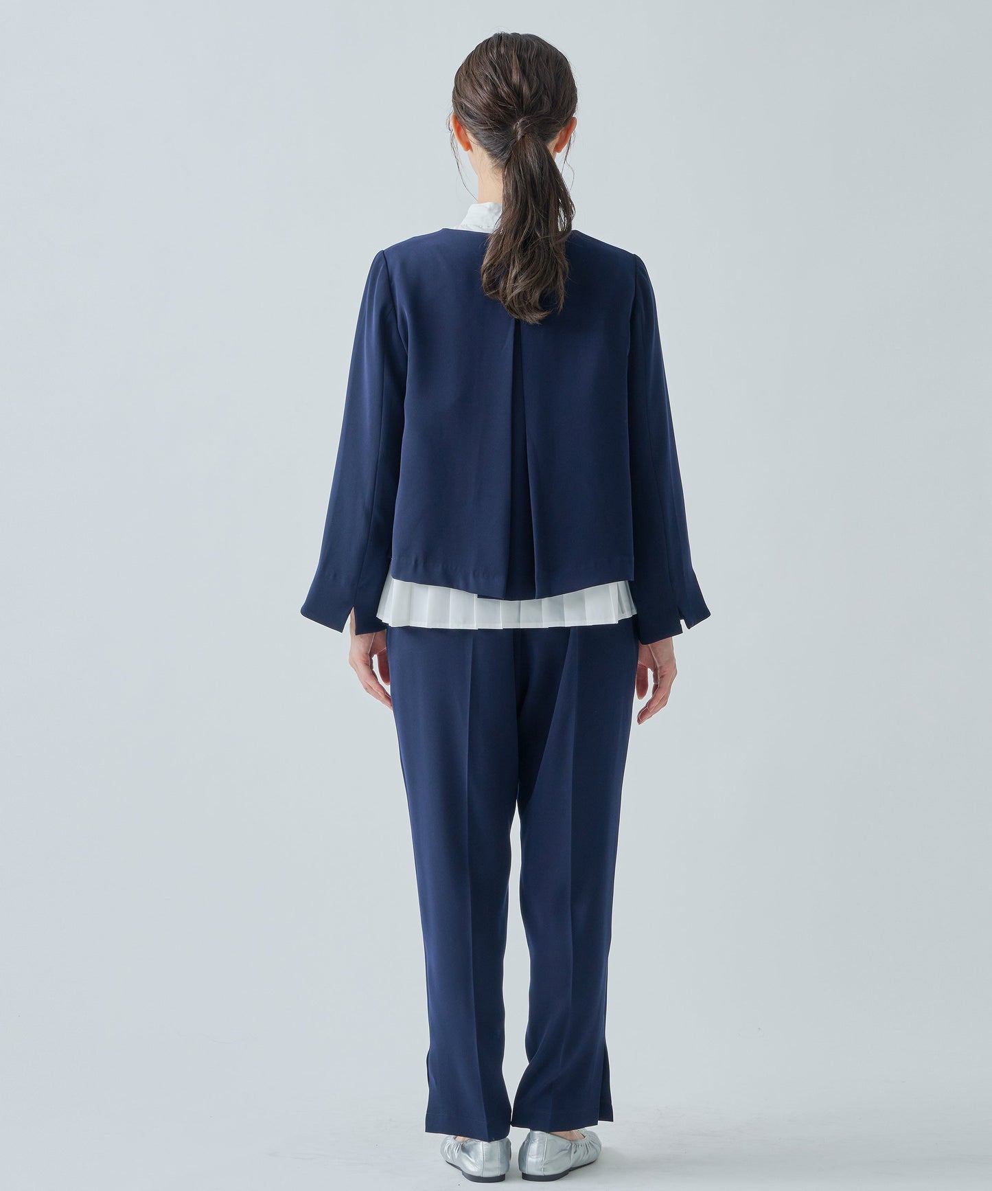 SIDE SLIT SLACKS / WHT25HPT4045