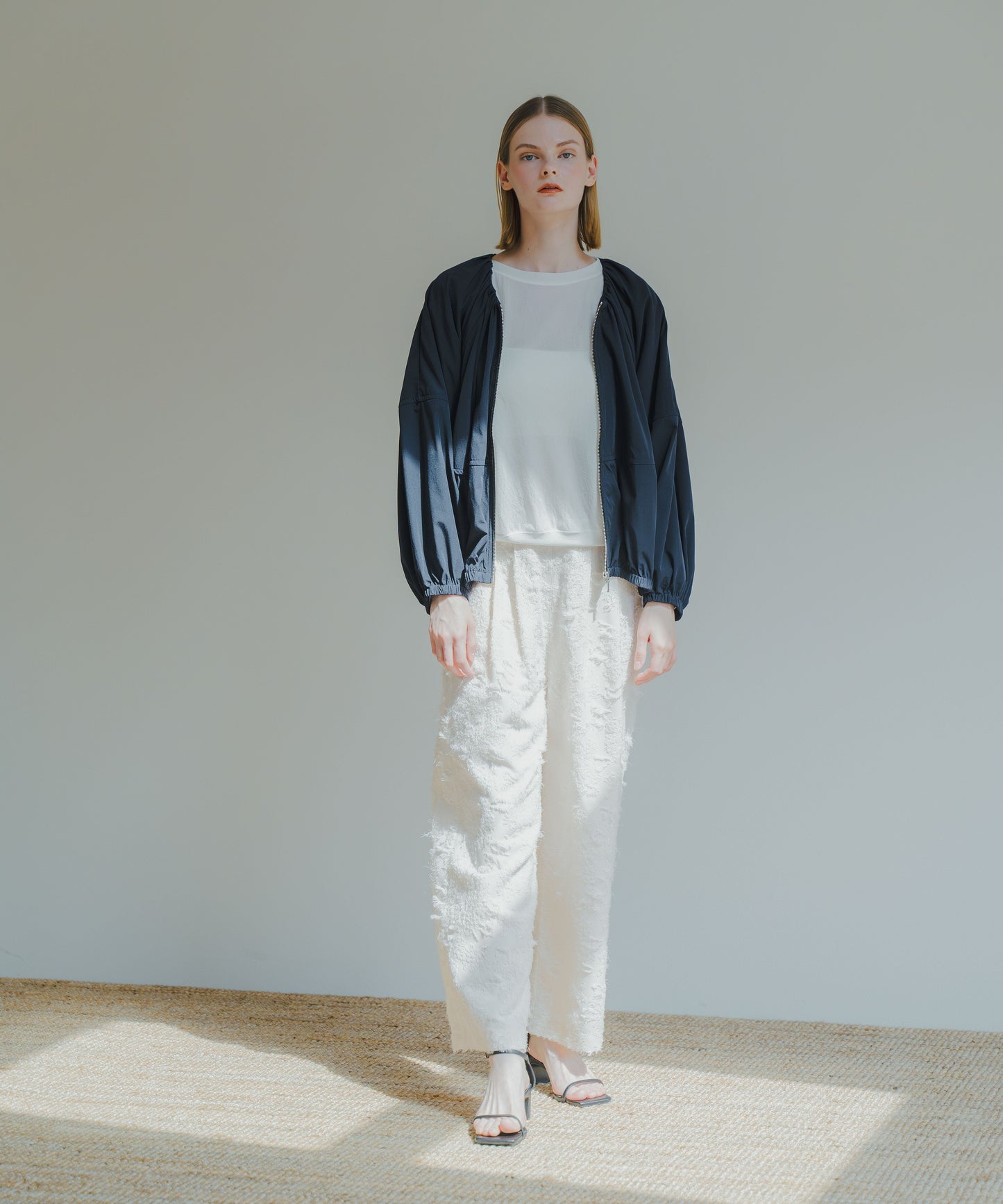 JACQUARD SLACKS / WHT25HPT4051