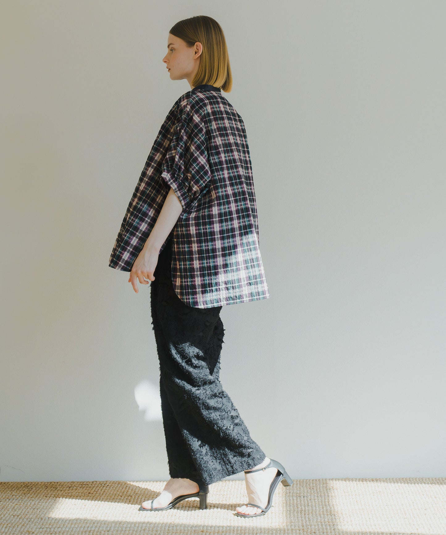 JACQUARD SLACKS / WHT25HPT4051