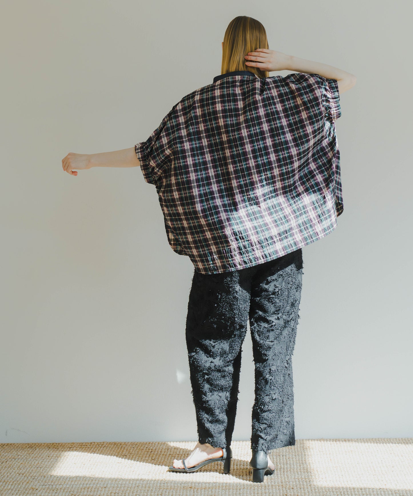 JACQUARD SLACKS / WHT25HPT4051