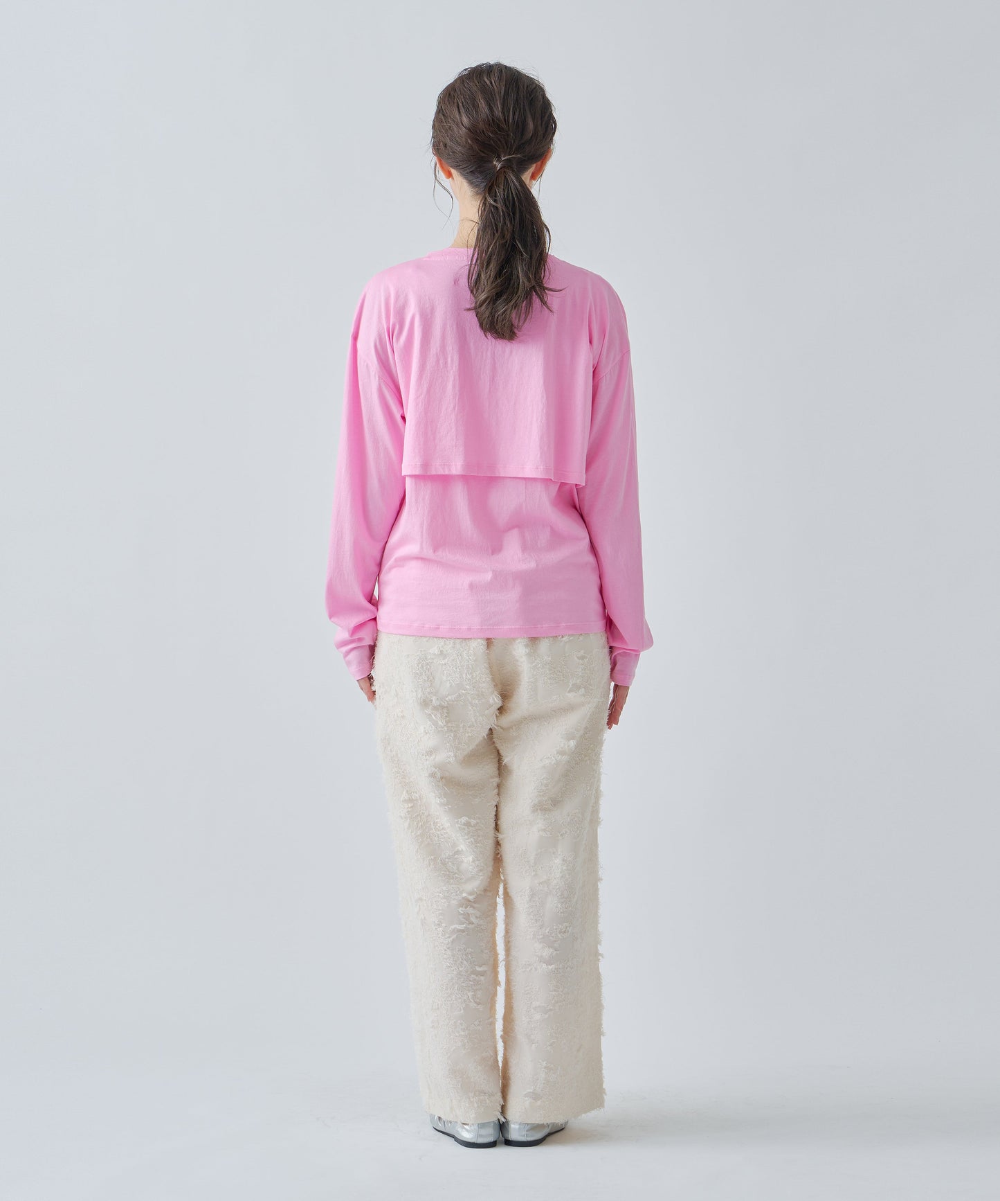JACQUARD SLACKS / WHT25HPT4051