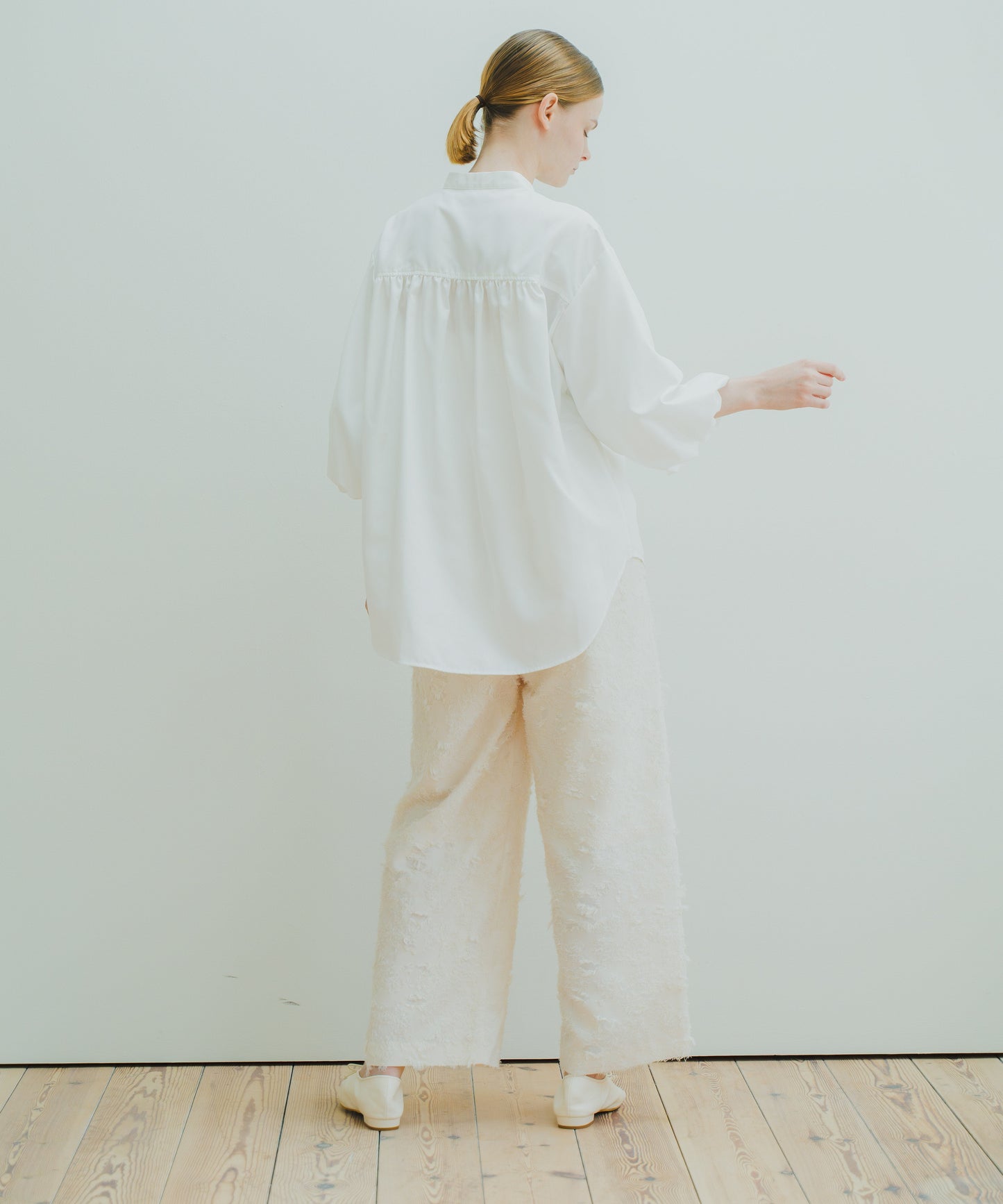 JACQUARD SLACKS / WHT25HPT4051