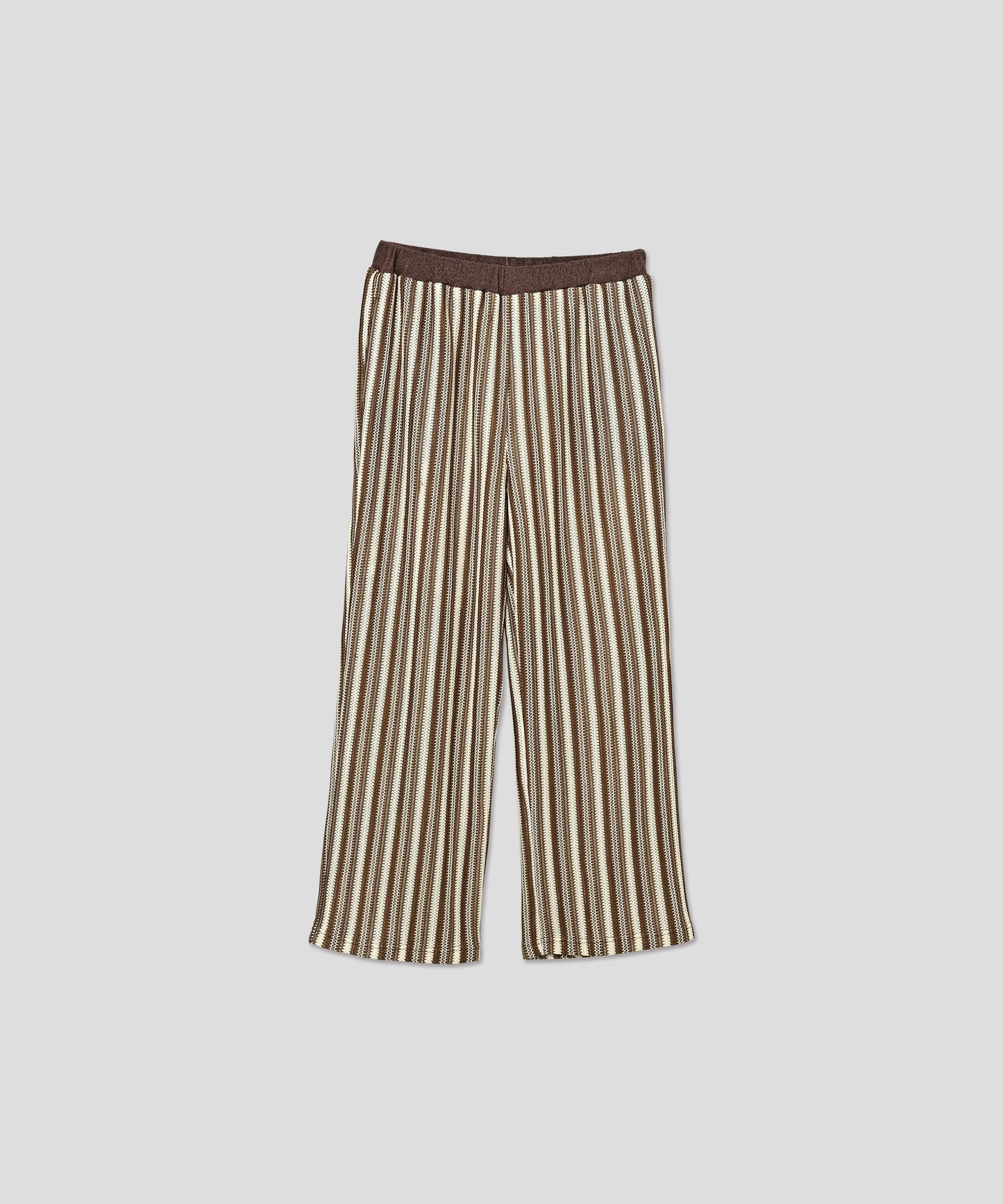 STRIPE OPEN WORK PANTS / WHT25HPT4052