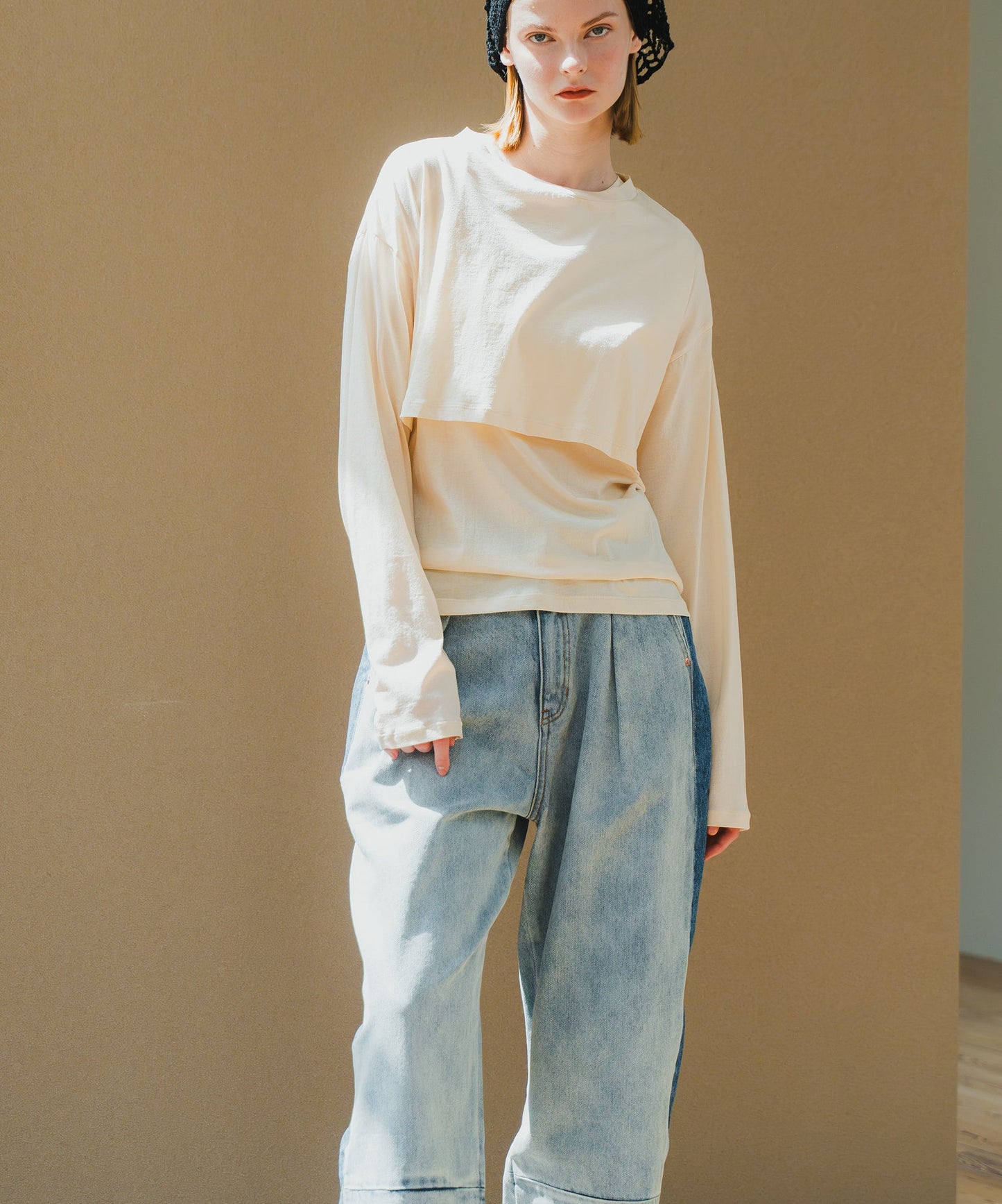 side line denim / WHT25HPT4053