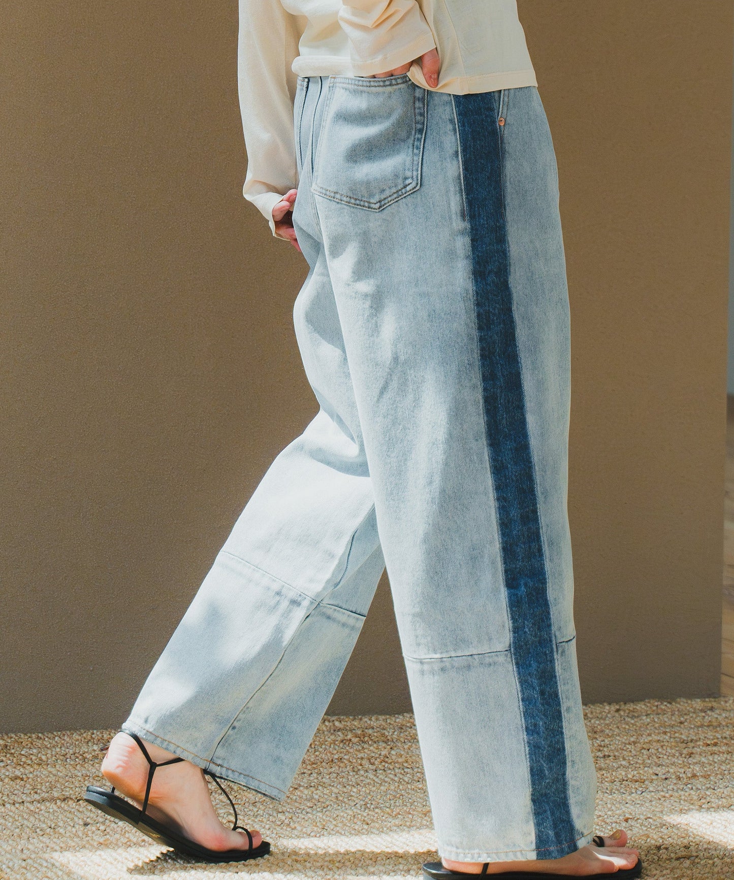 side line denim / WHT25HPT4053