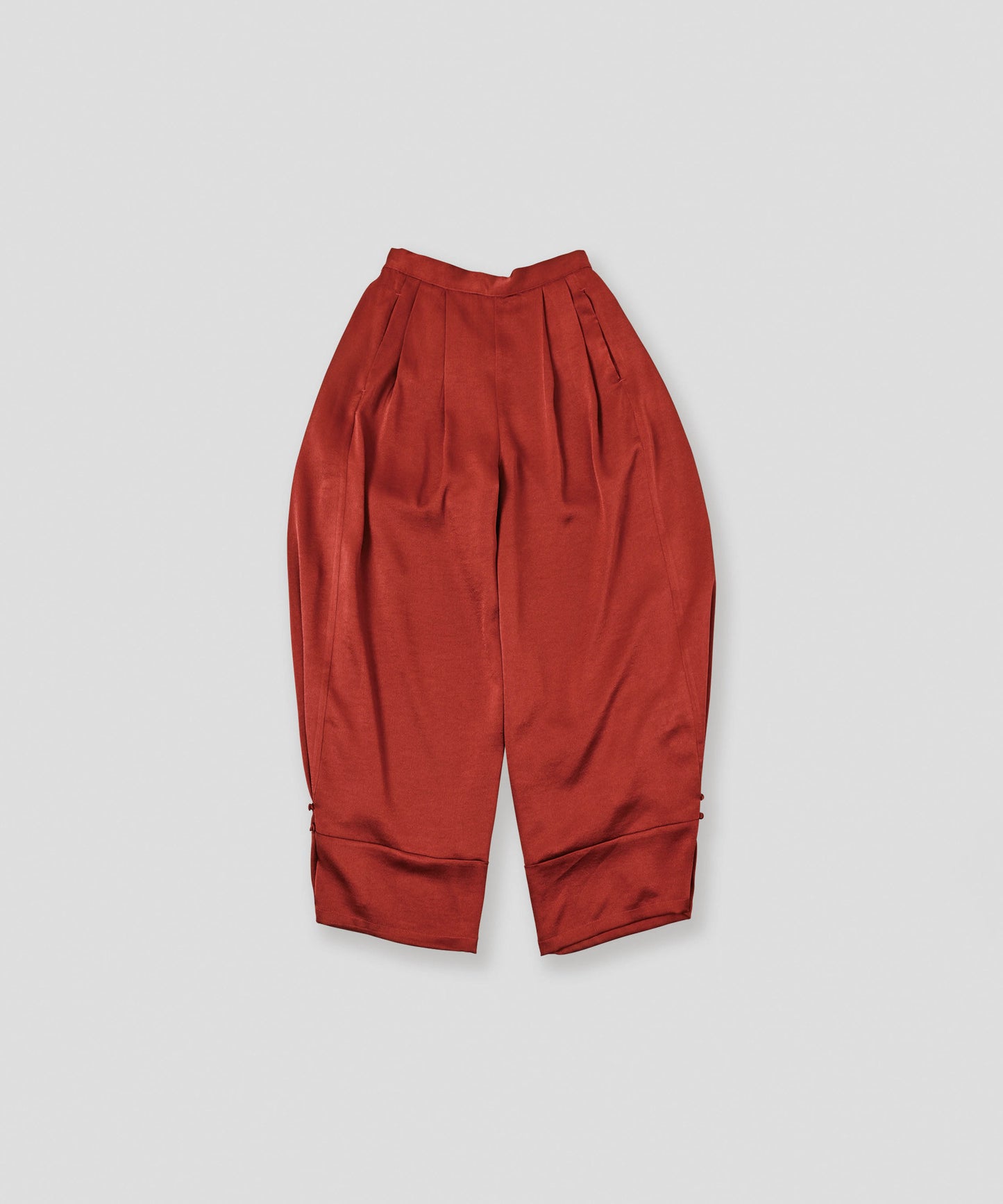 satin wide pants / WHT26FPT4077