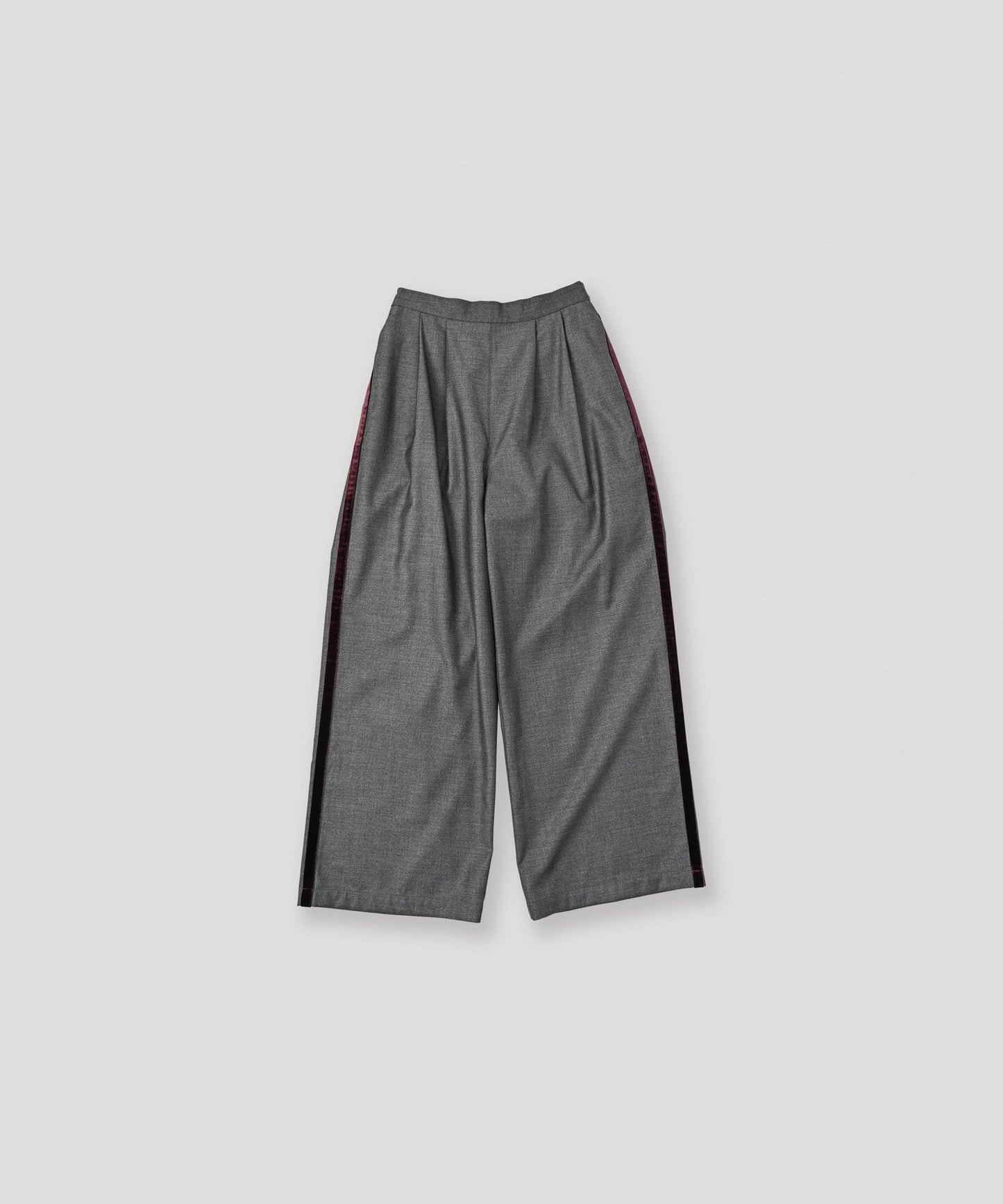 side velour line pants / WHT26FPT4079