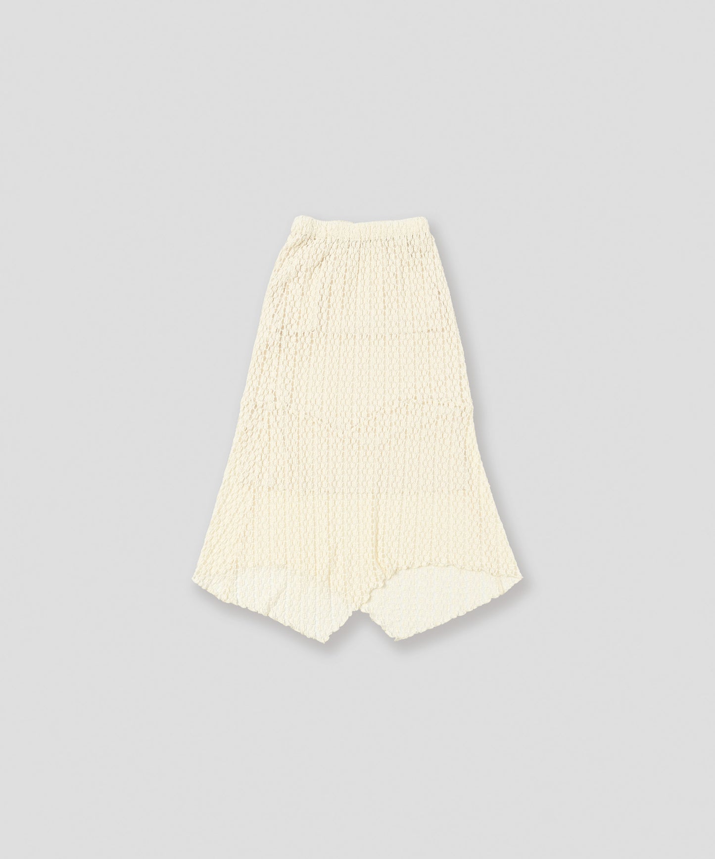 lace asymmetry skirt / WHT26FSK4035