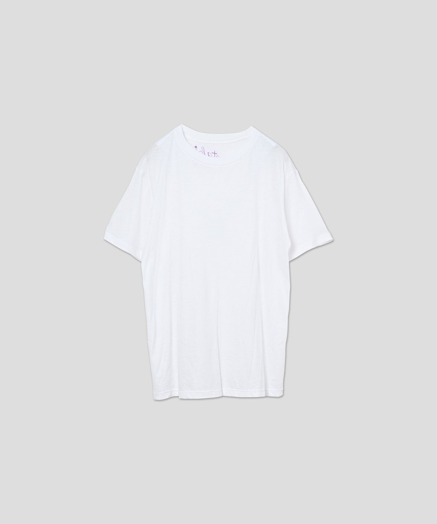 color embroidery tee / WHT26HCS4017