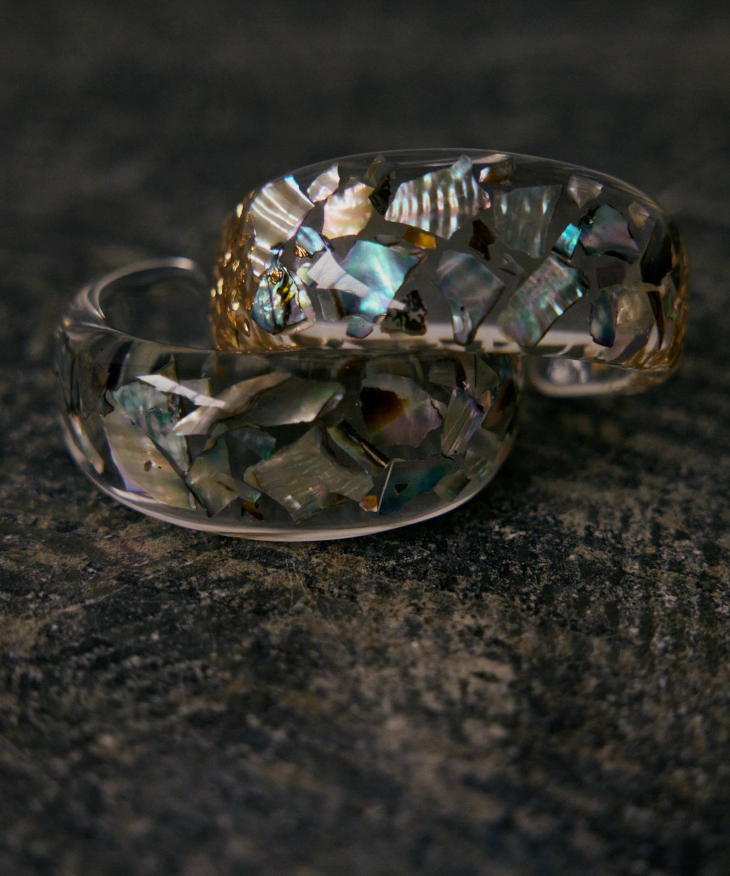 wide shell bangle