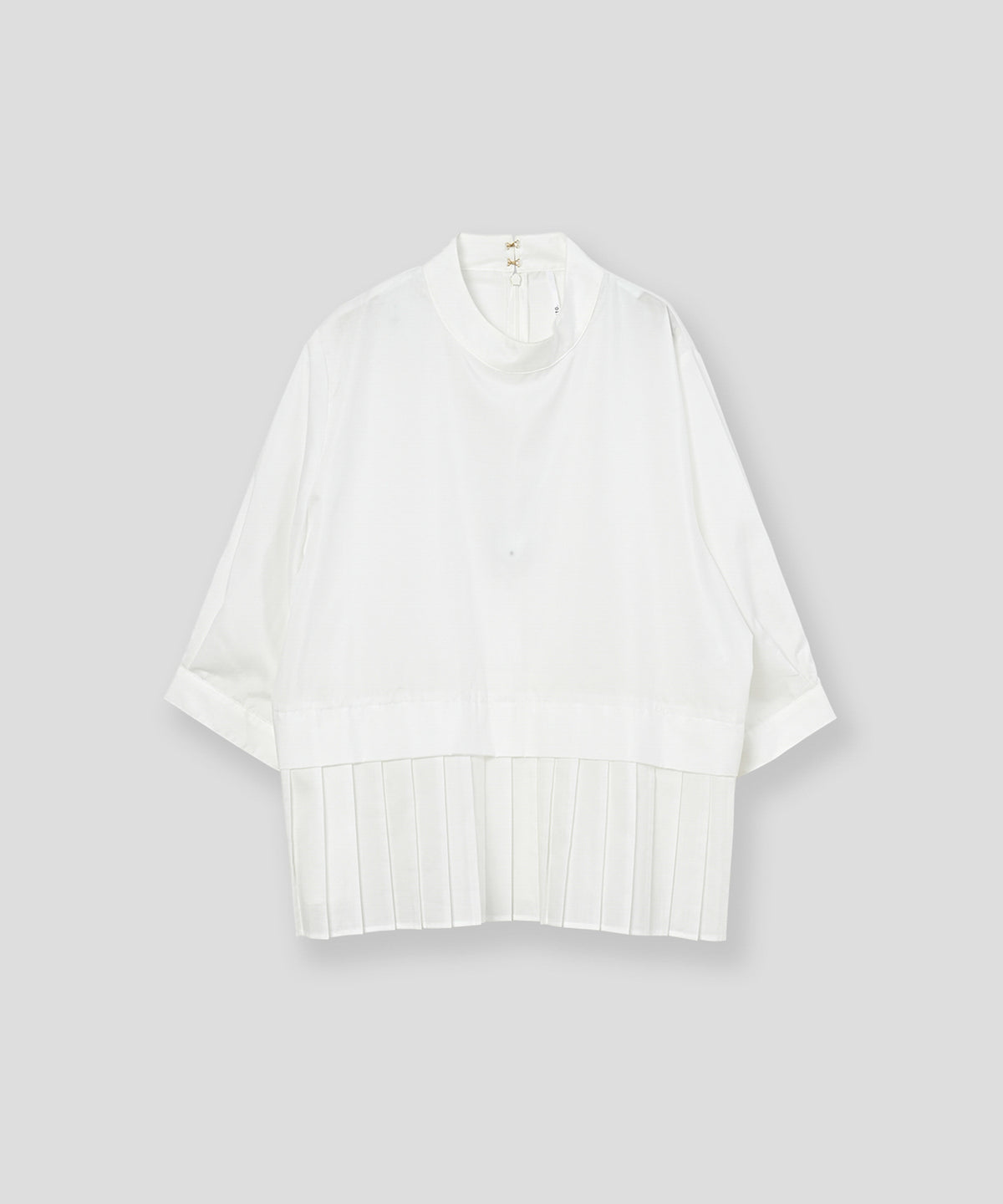hem pleats blouse / WHT21FBL4004
