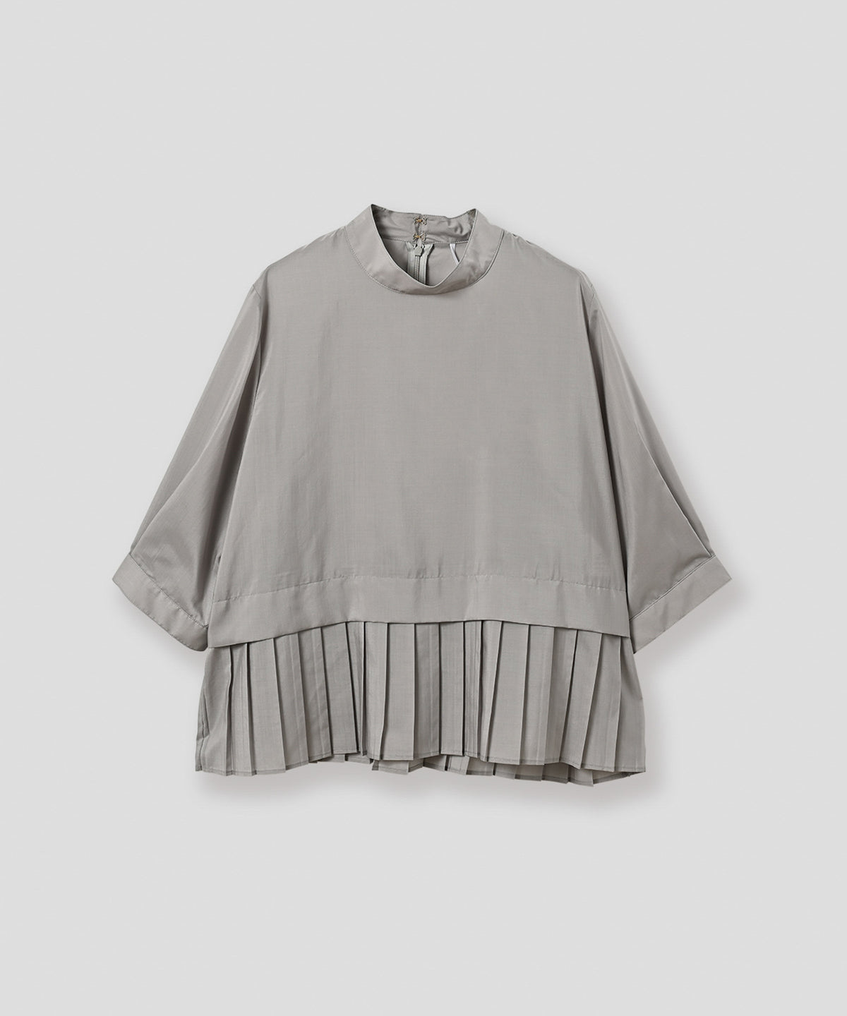hem pleats blouse / WHT21FBL4004