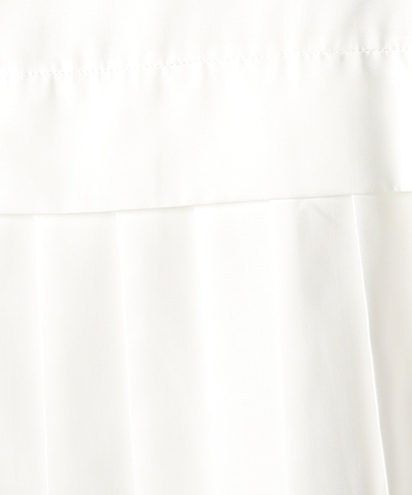 hem pleats blouse / WHT21FBL4004
