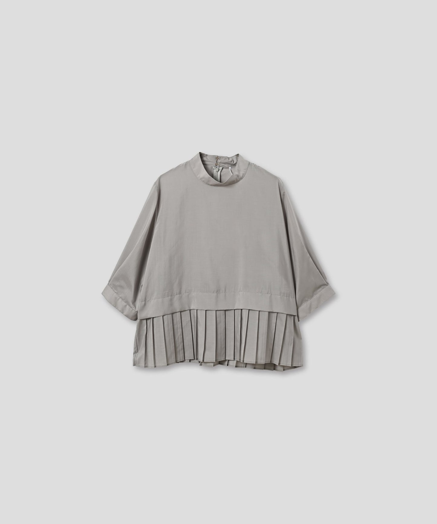 hem pleats blouse / WHT21FBL4004