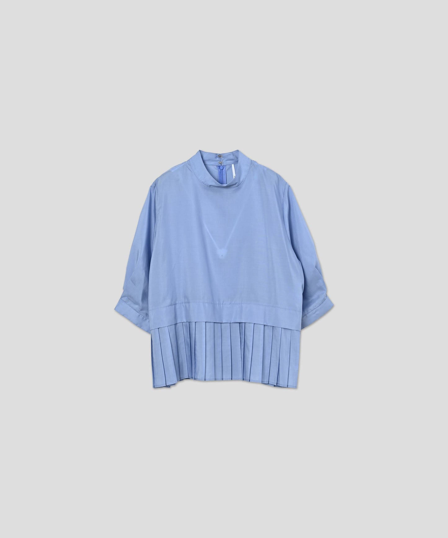 hem pleats blouse / WHT21FBL4004