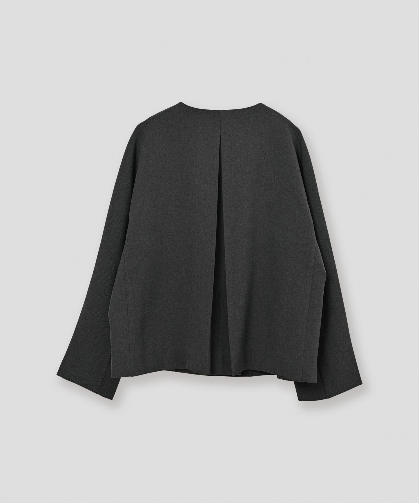 no collar jacket / WHT23HJK4021